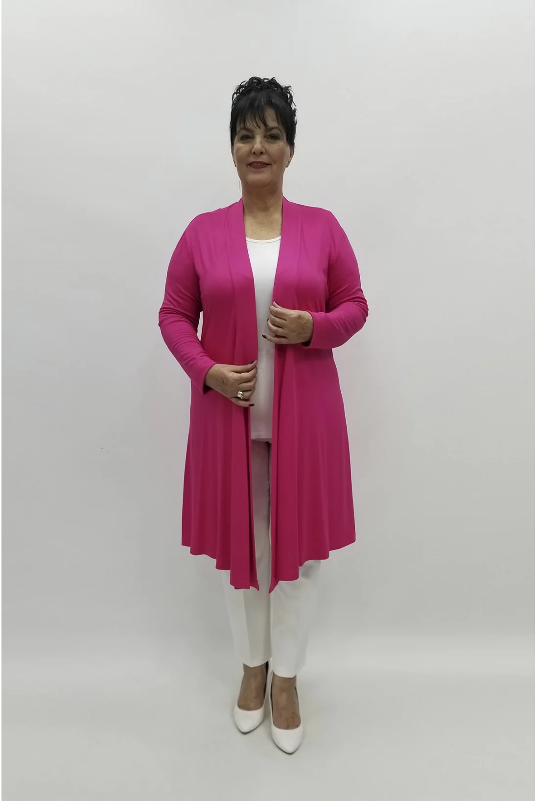 Miraggio Büyük Beden Ceket 96864 FUŞYA