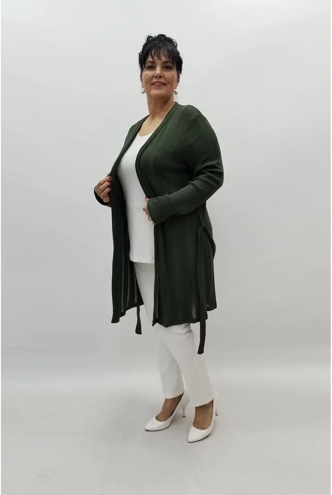 Miraggio Büyük Beden Ceket 98313 HAKİ