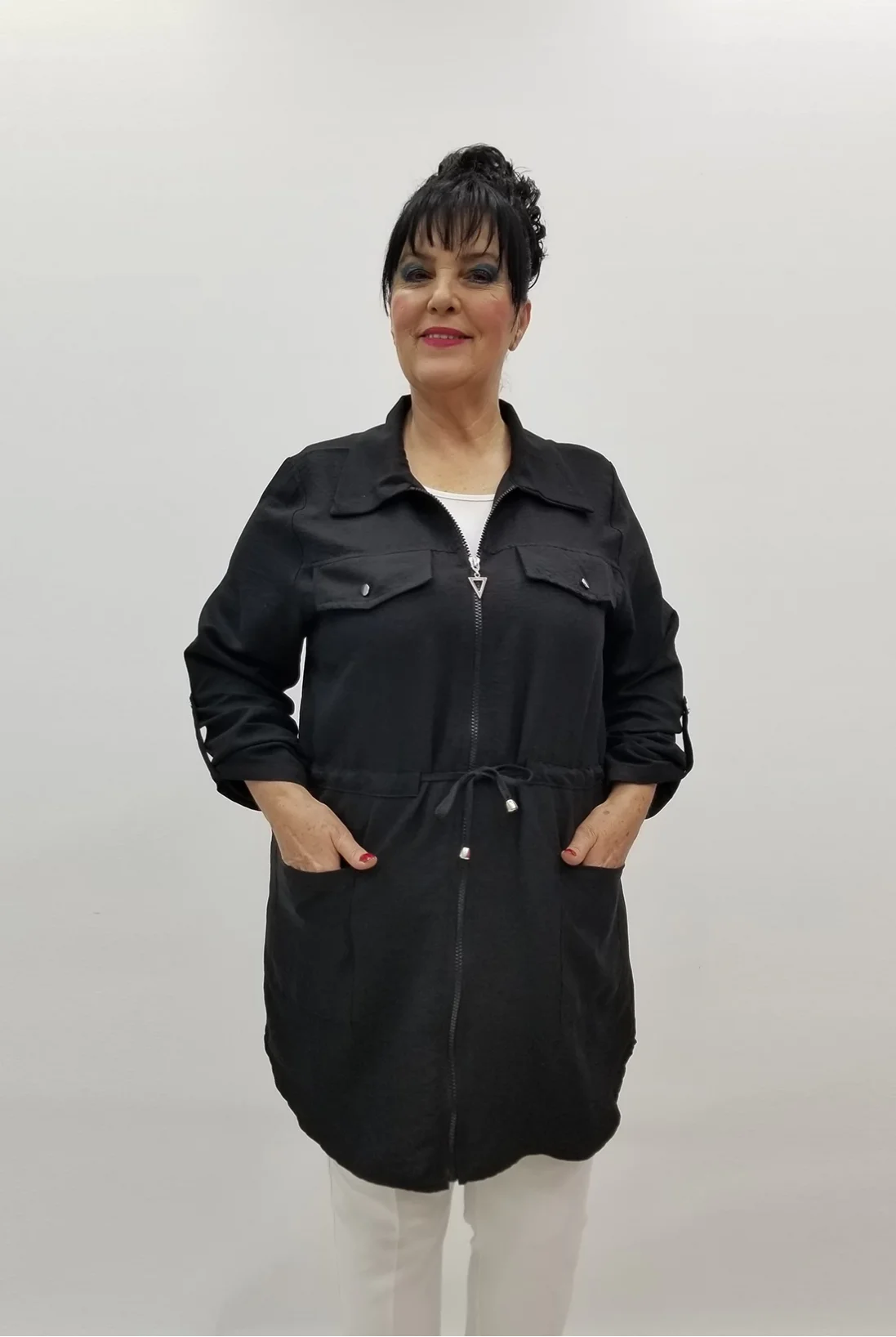 Miraggio Büyük Beden Ceket 98395 SİYAH