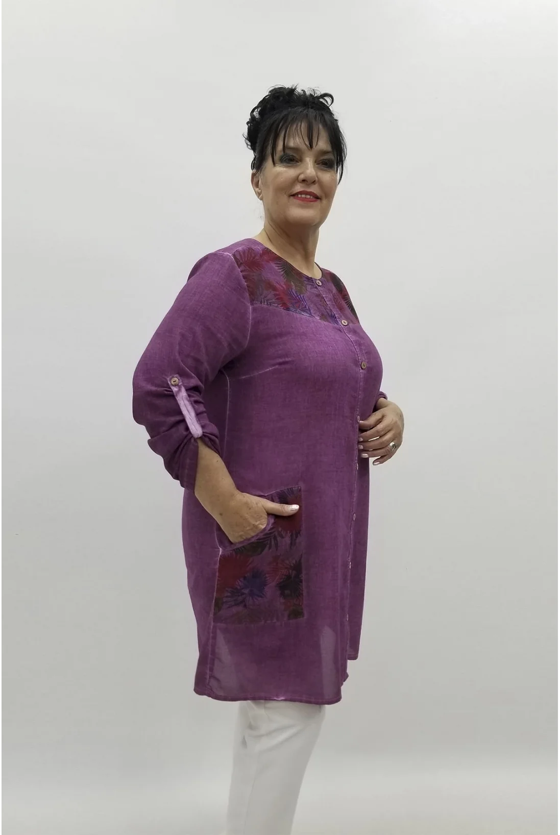 Miraggio Büyük Beden Ceket 98760 MÜRDÜM