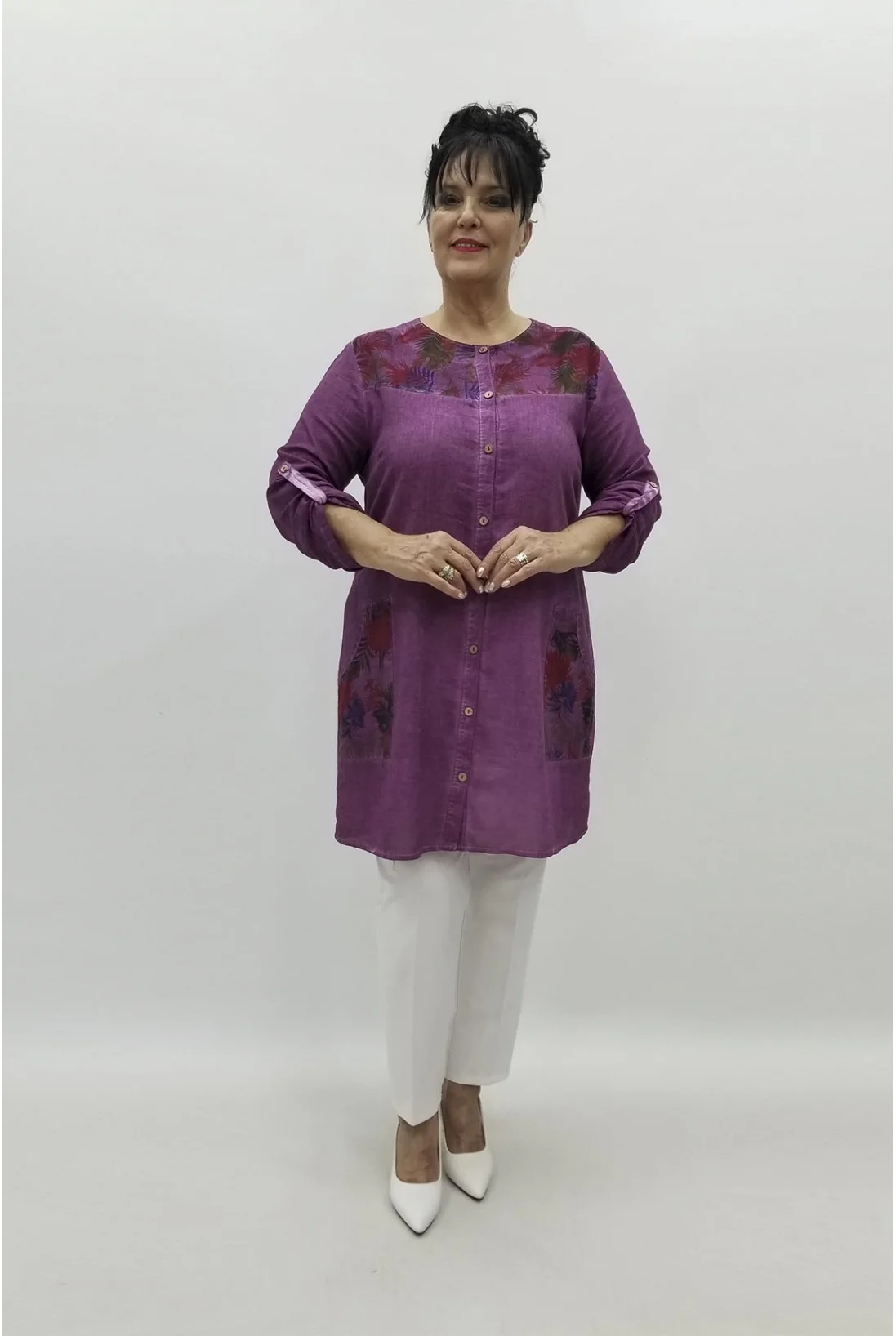 Miraggio Büyük Beden Ceket 98760 MÜRDÜM