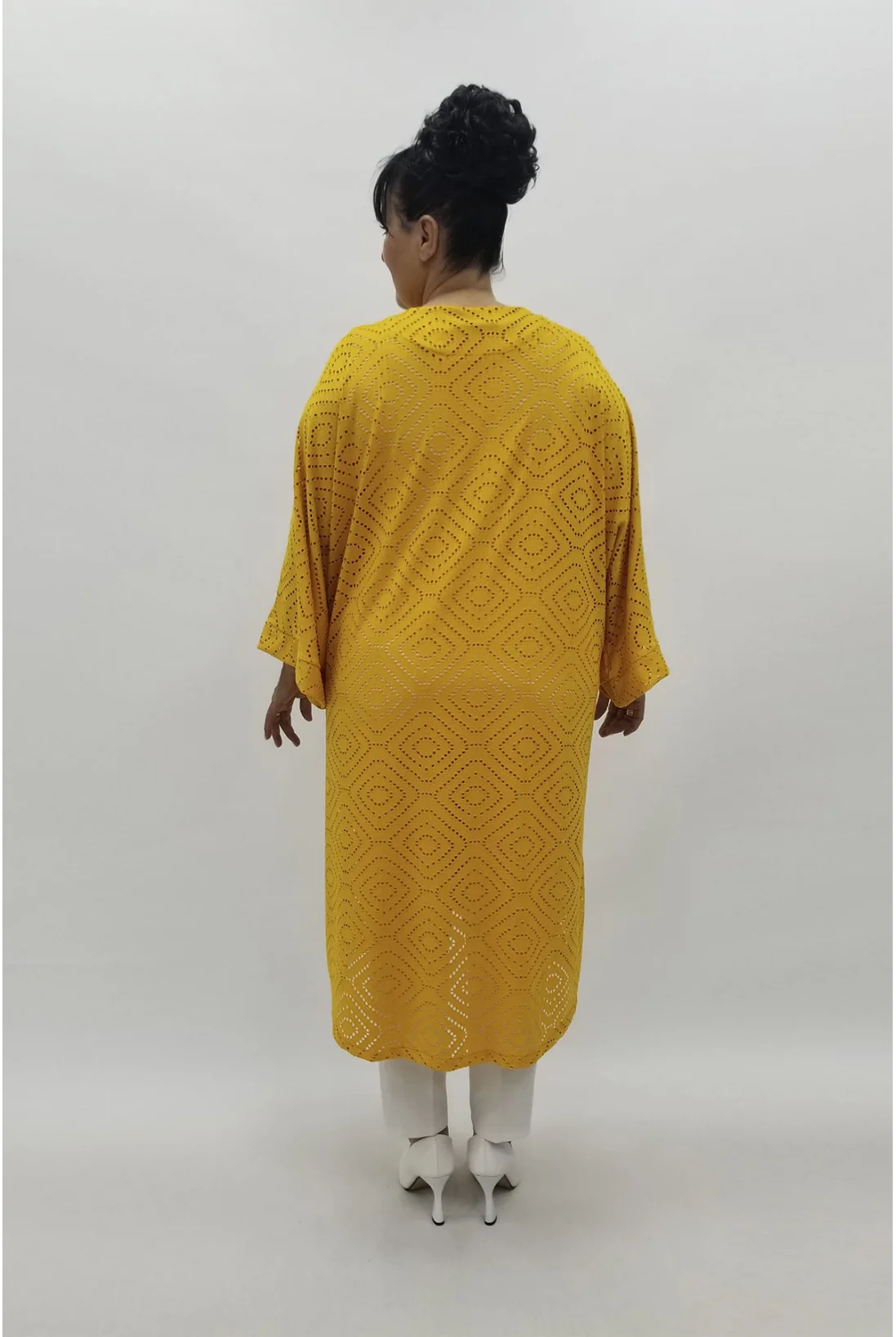 Miraggio Büyük Beden Ceket 98779 SARI