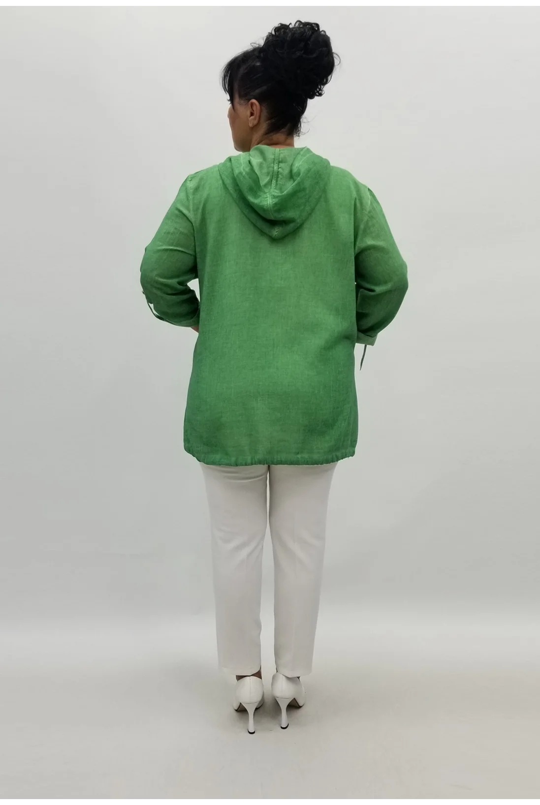 Miraggio Büyük Beden Ceket 98902 YEŞİL