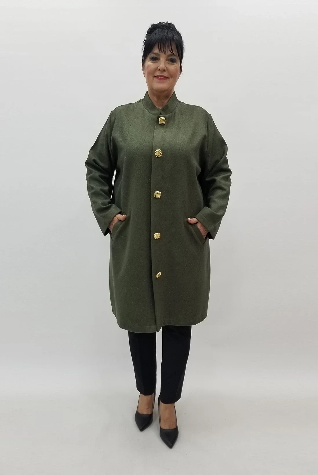 Miraggio Büyük Beden Ceket 99076 HAKİ