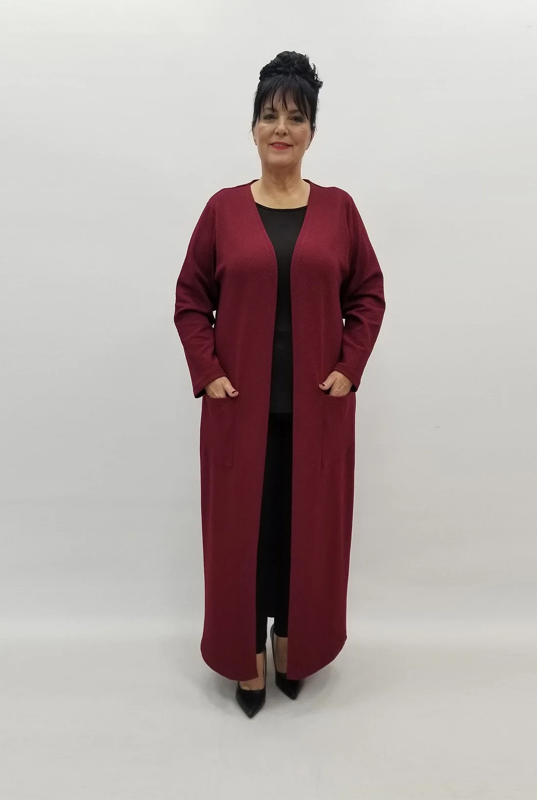 Miraggio Büyük Beden Ceket 99077 BORDO