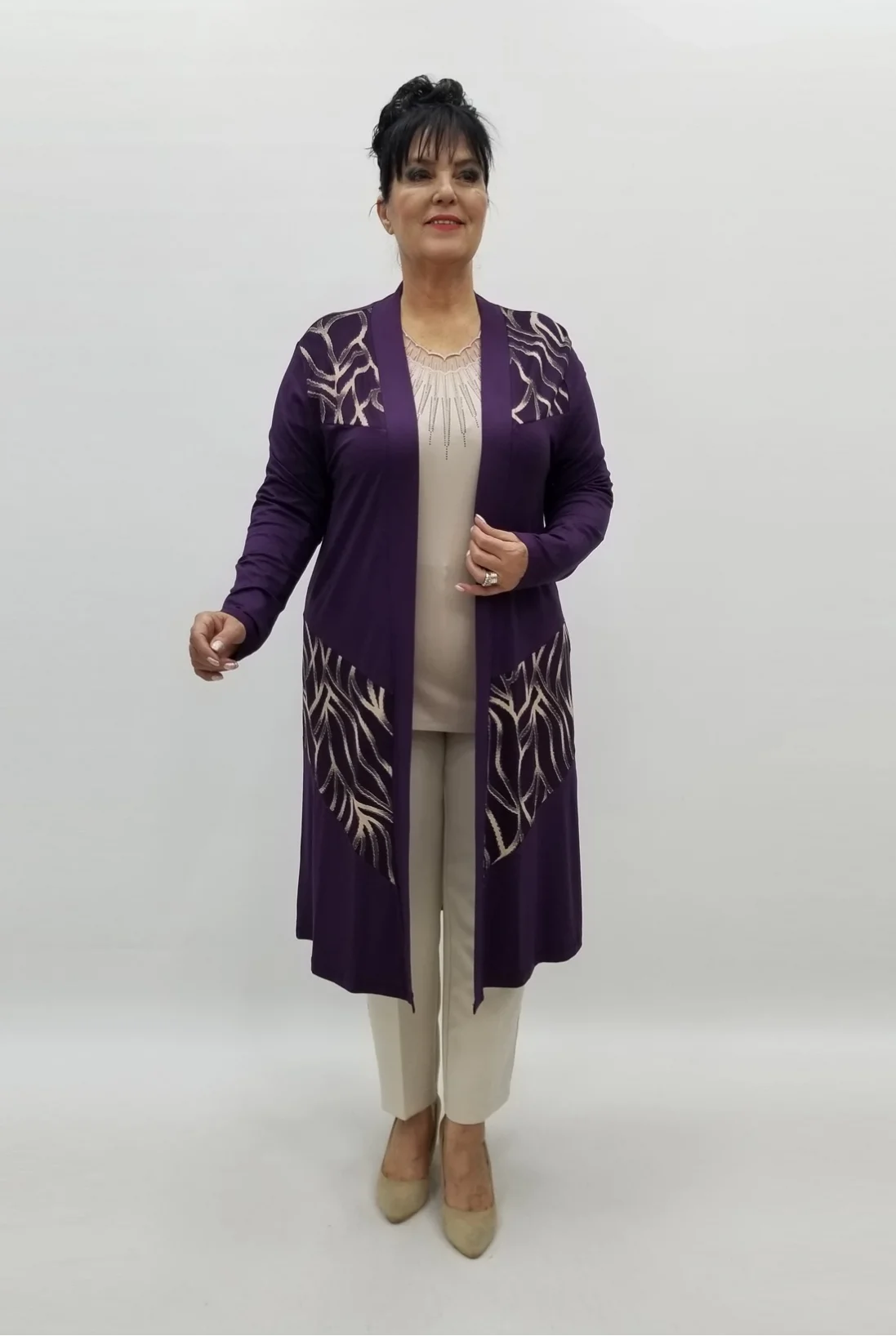 Miraggio Büyük Beden Ceket 99119 MOR