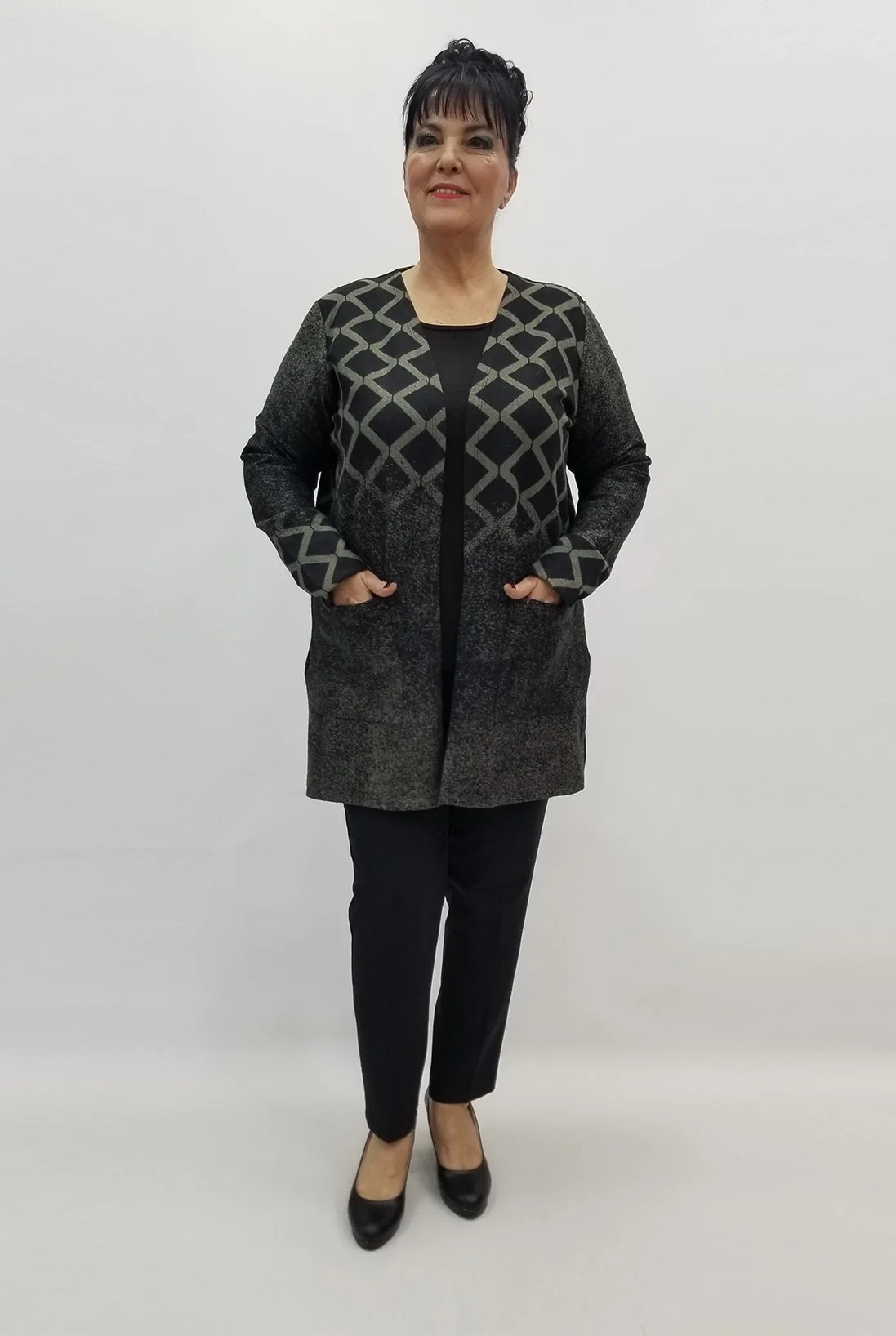 Miraggio Büyük Beden Ceket 99301 HAKİ