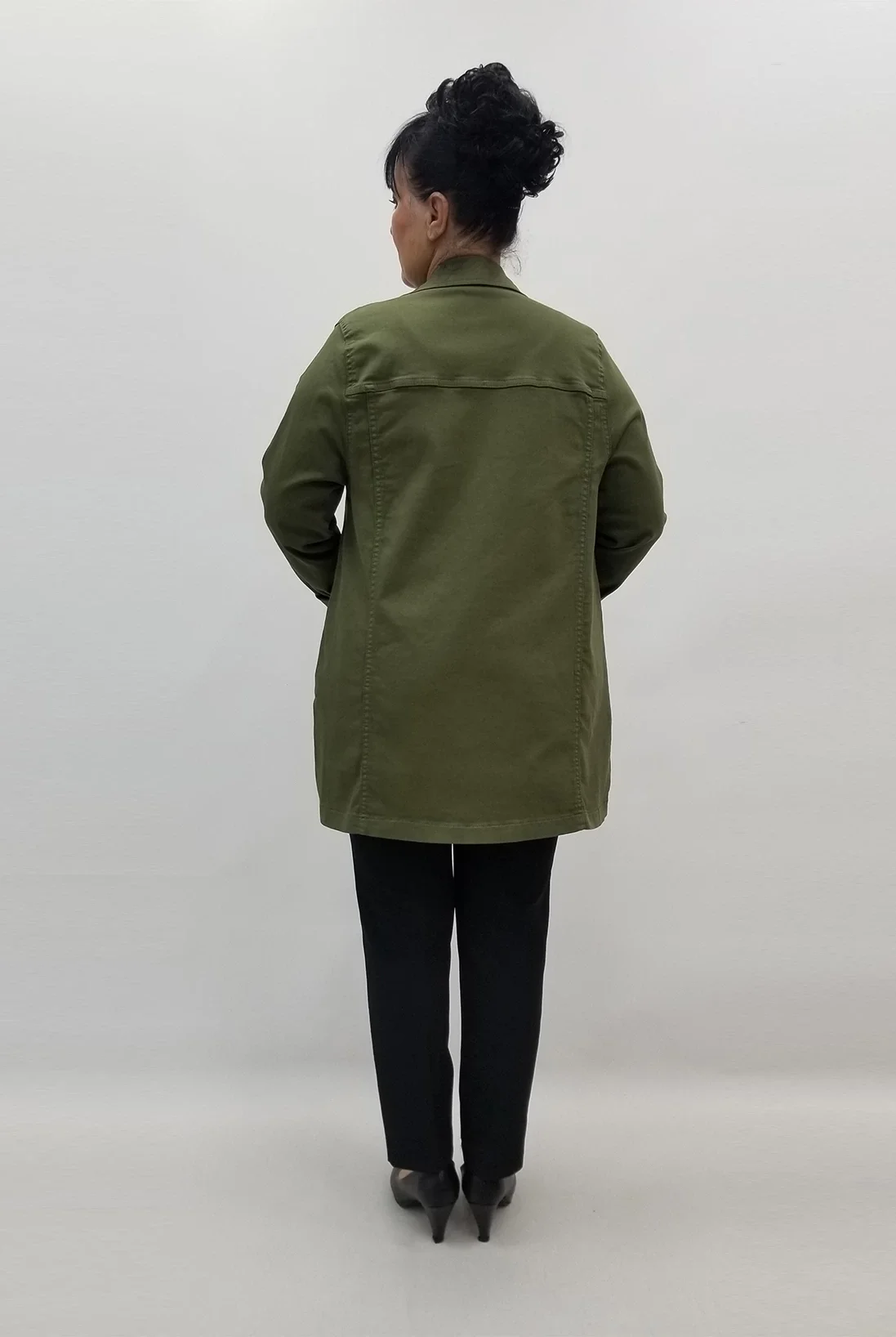 Miraggio Büyük Beden Ceket 99359 YEŞİL