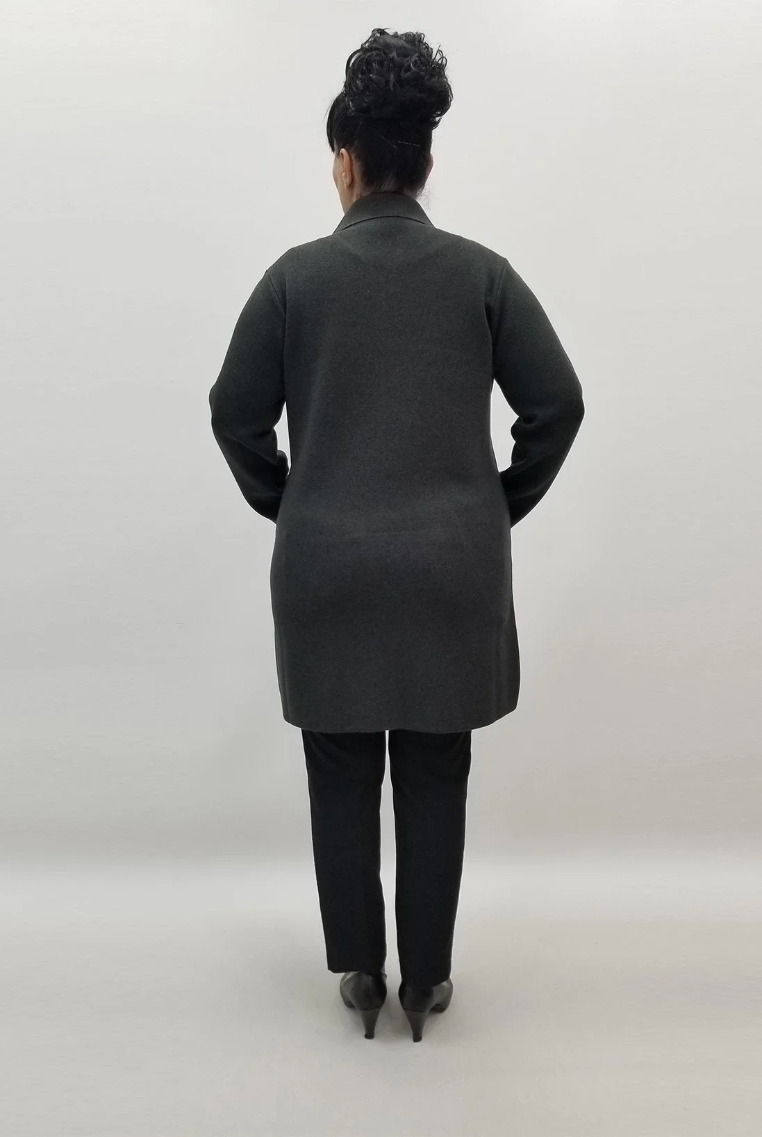 Miraggio Büyük Beden Ceket 99362 FÜME