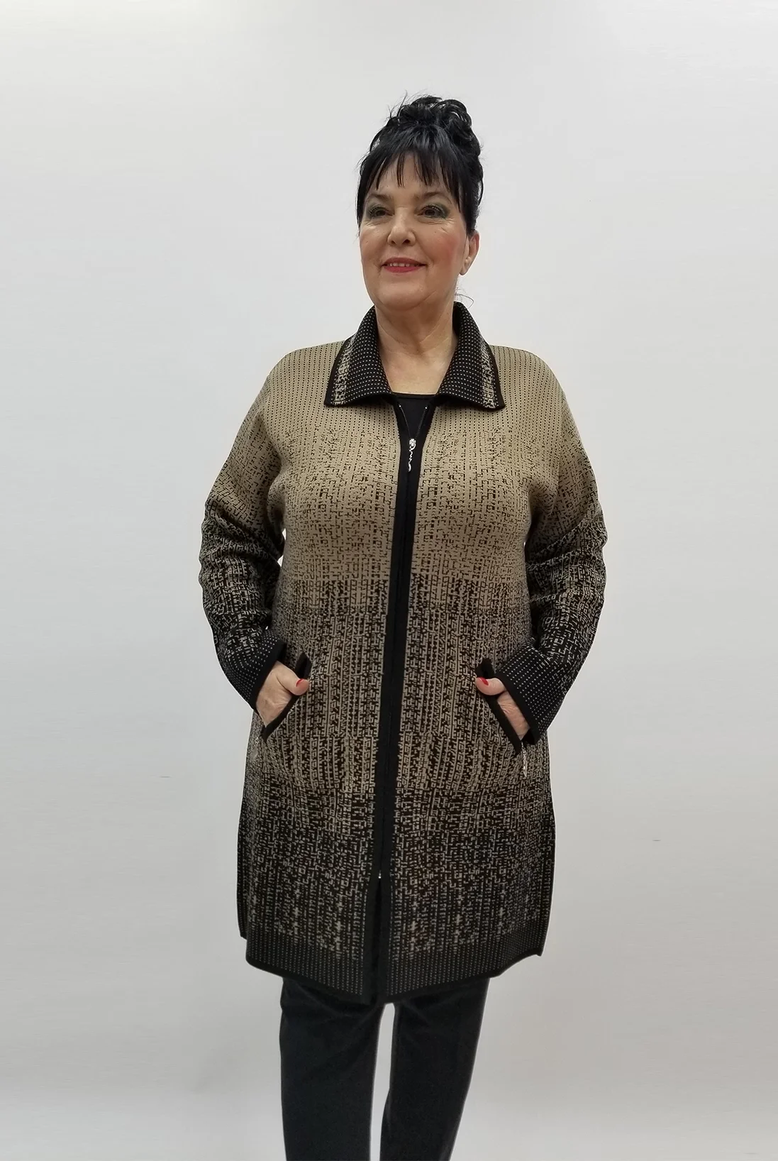 Miraggio Büyük Beden Ceket 99432 BEJ