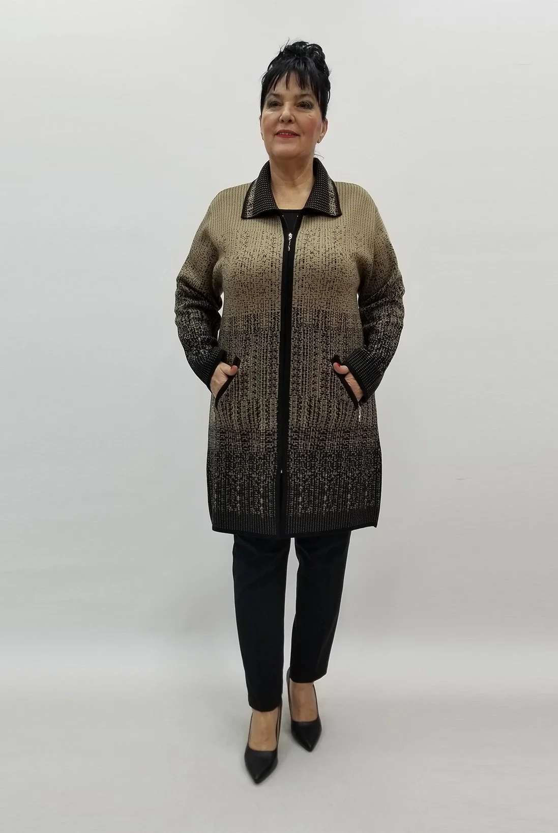 Miraggio Büyük Beden Ceket 99432 BEJ