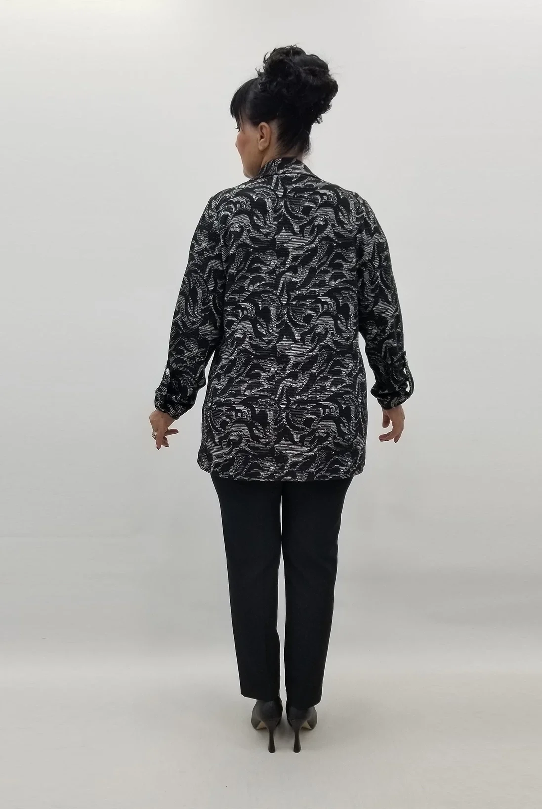 Miraggio Büyük Beden Ceket 99452 SİYAH