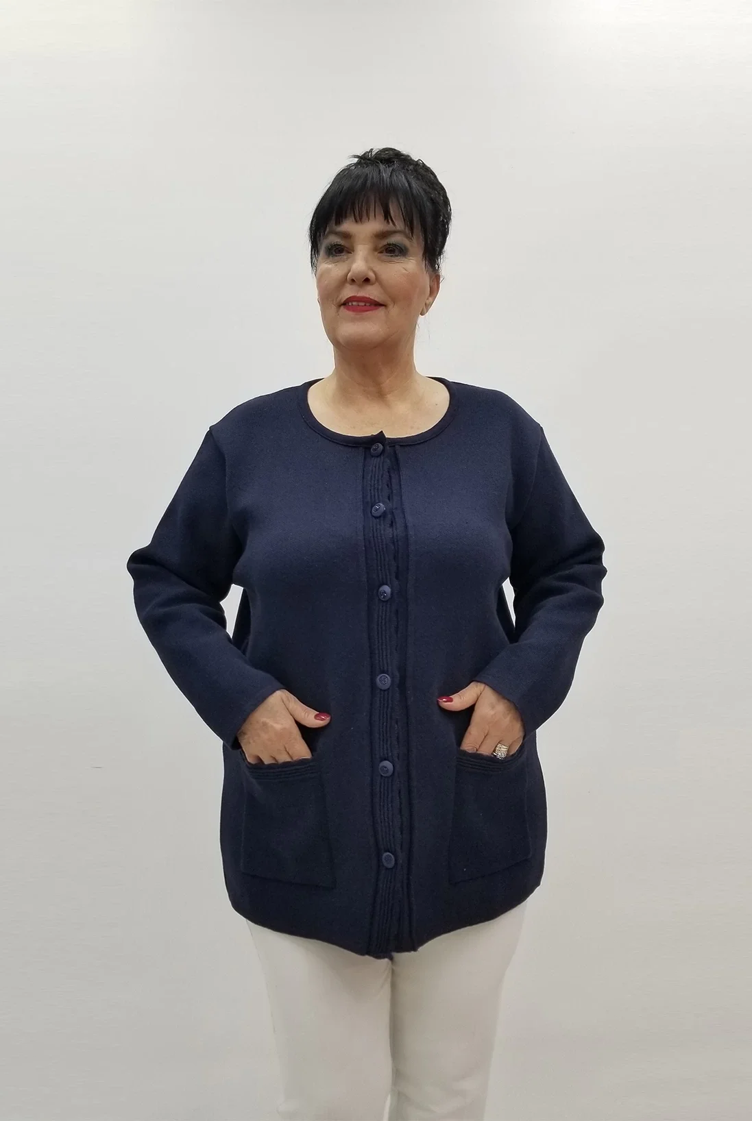 Miraggio Büyük Beden Ceket 99475 LACİVERT