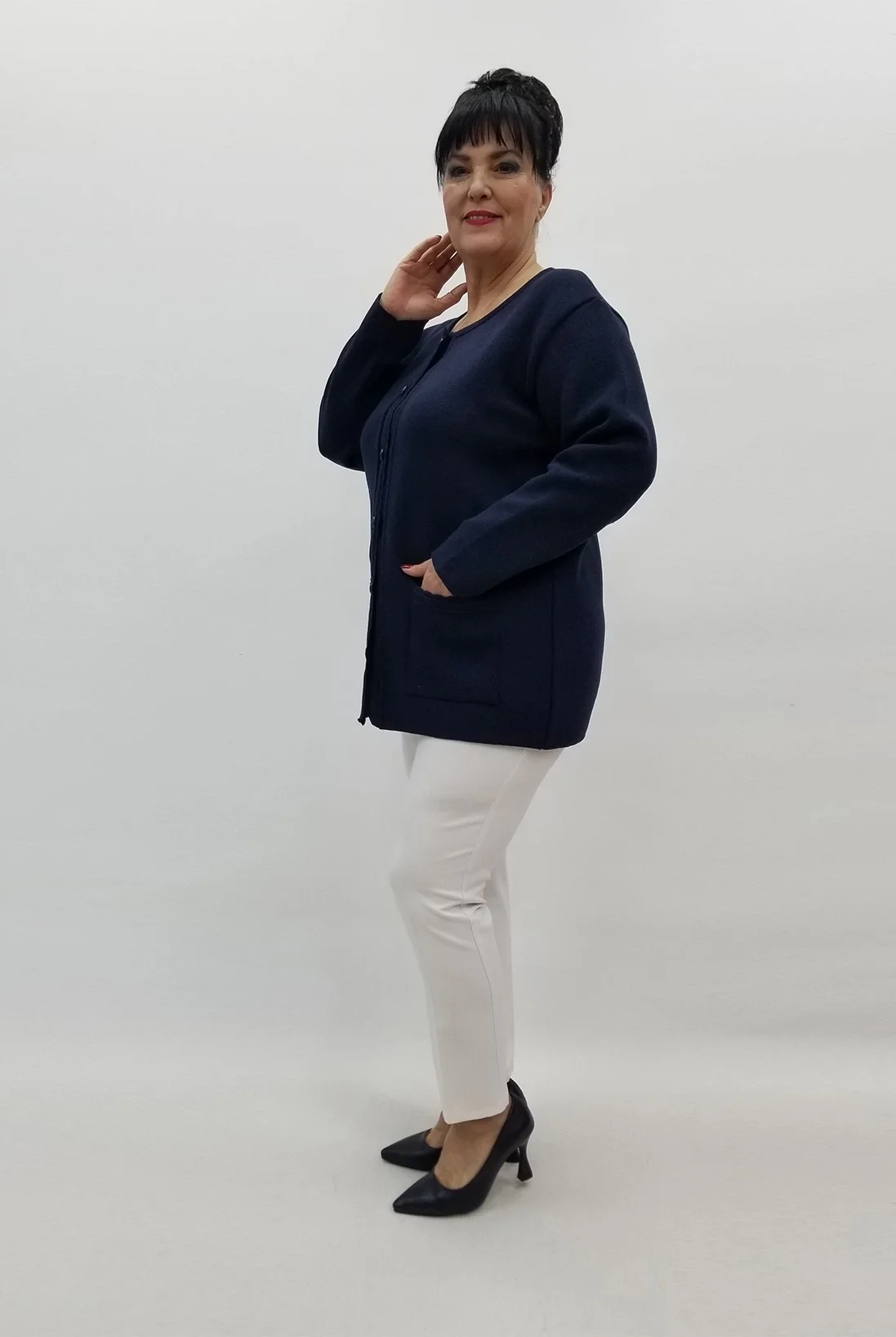 Miraggio Büyük Beden Ceket 99475 LACİVERT