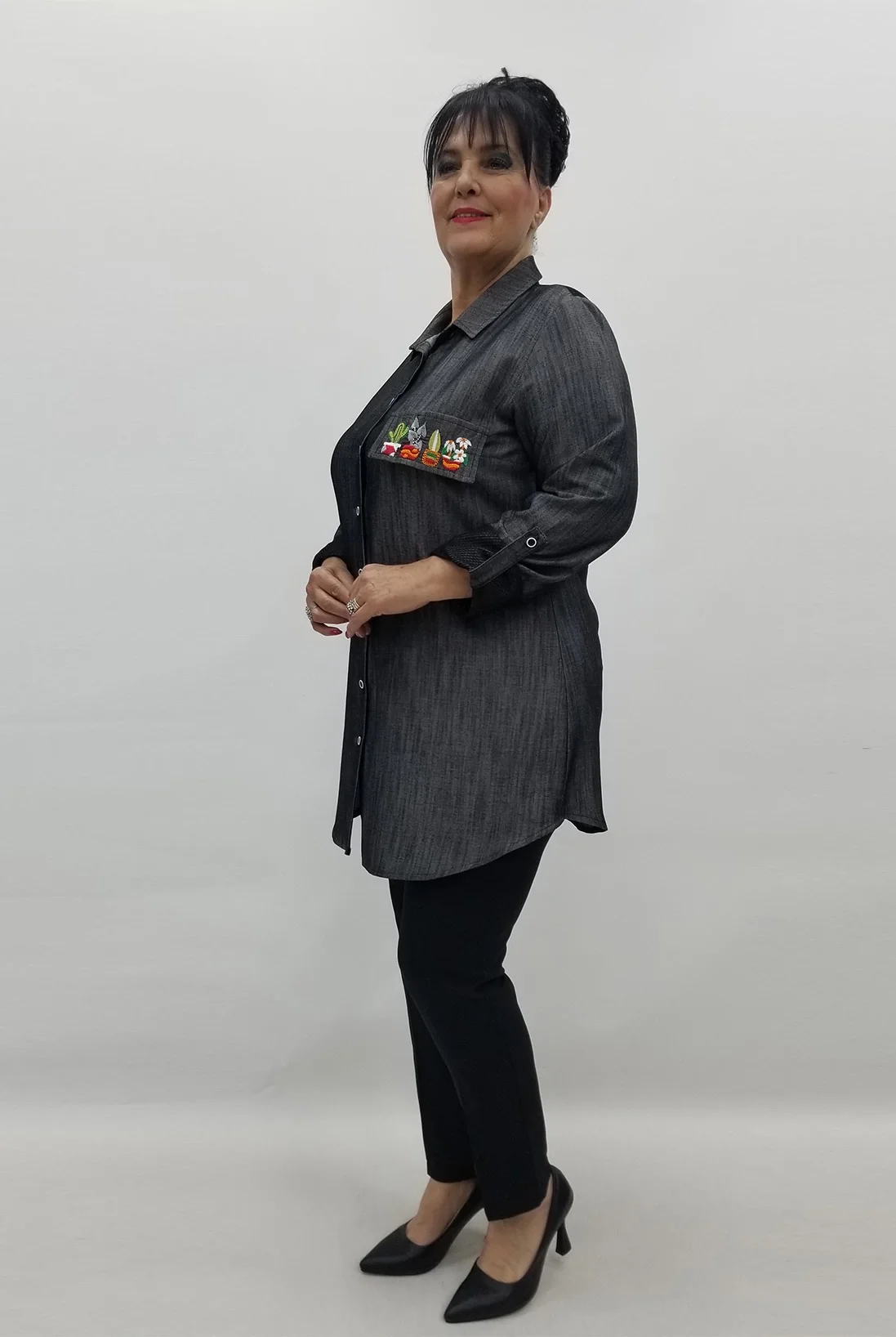 Miraggio Büyük Beden Ceket 99614 ANTRASİT