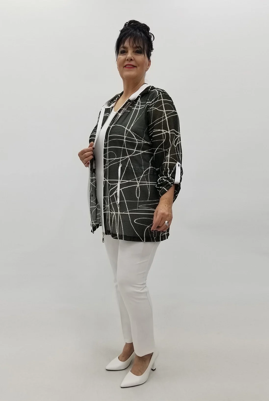 Miraggio Büyük Beden Ceket 99669 HAKİ