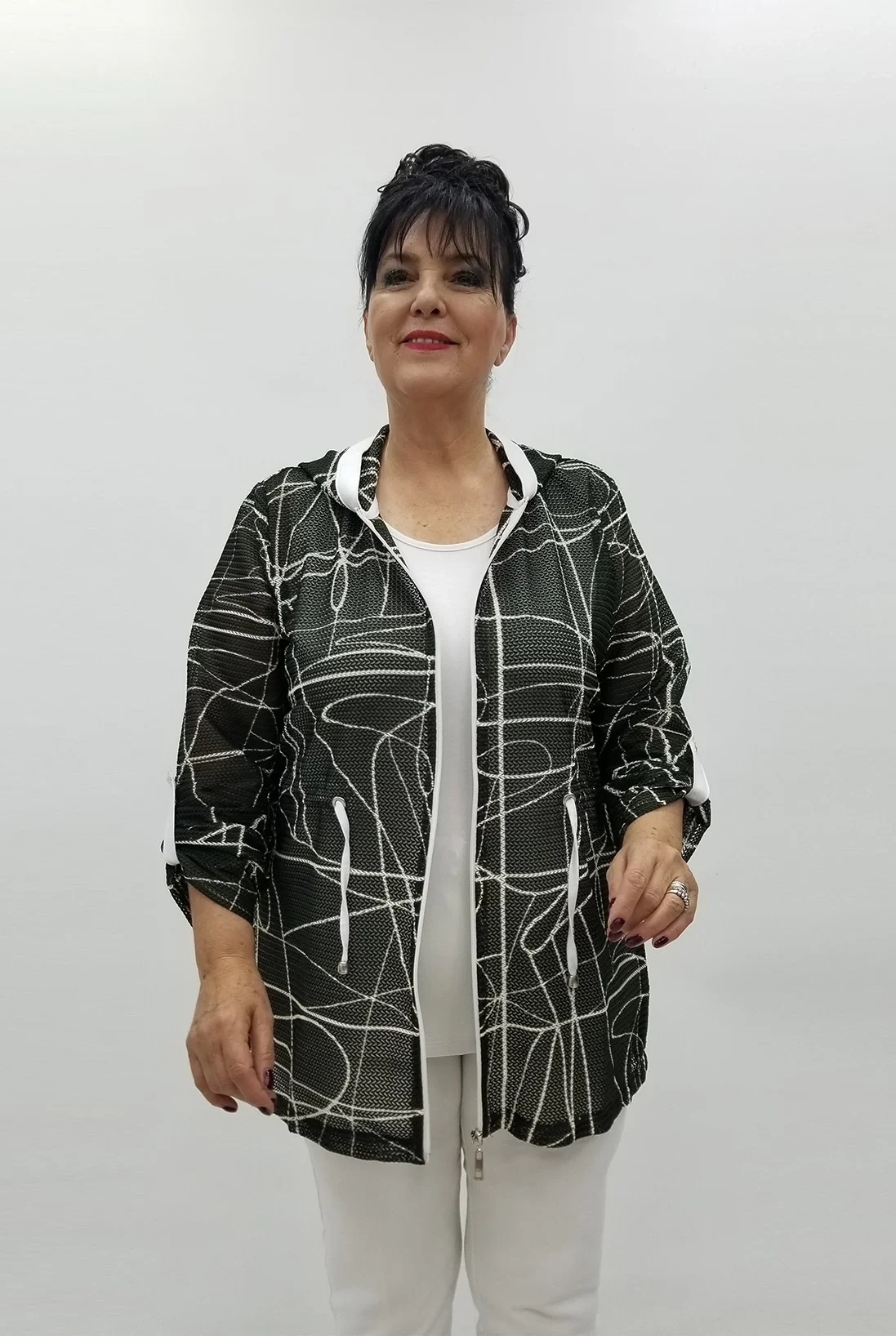 Miraggio Büyük Beden Ceket 99669 HAKİ