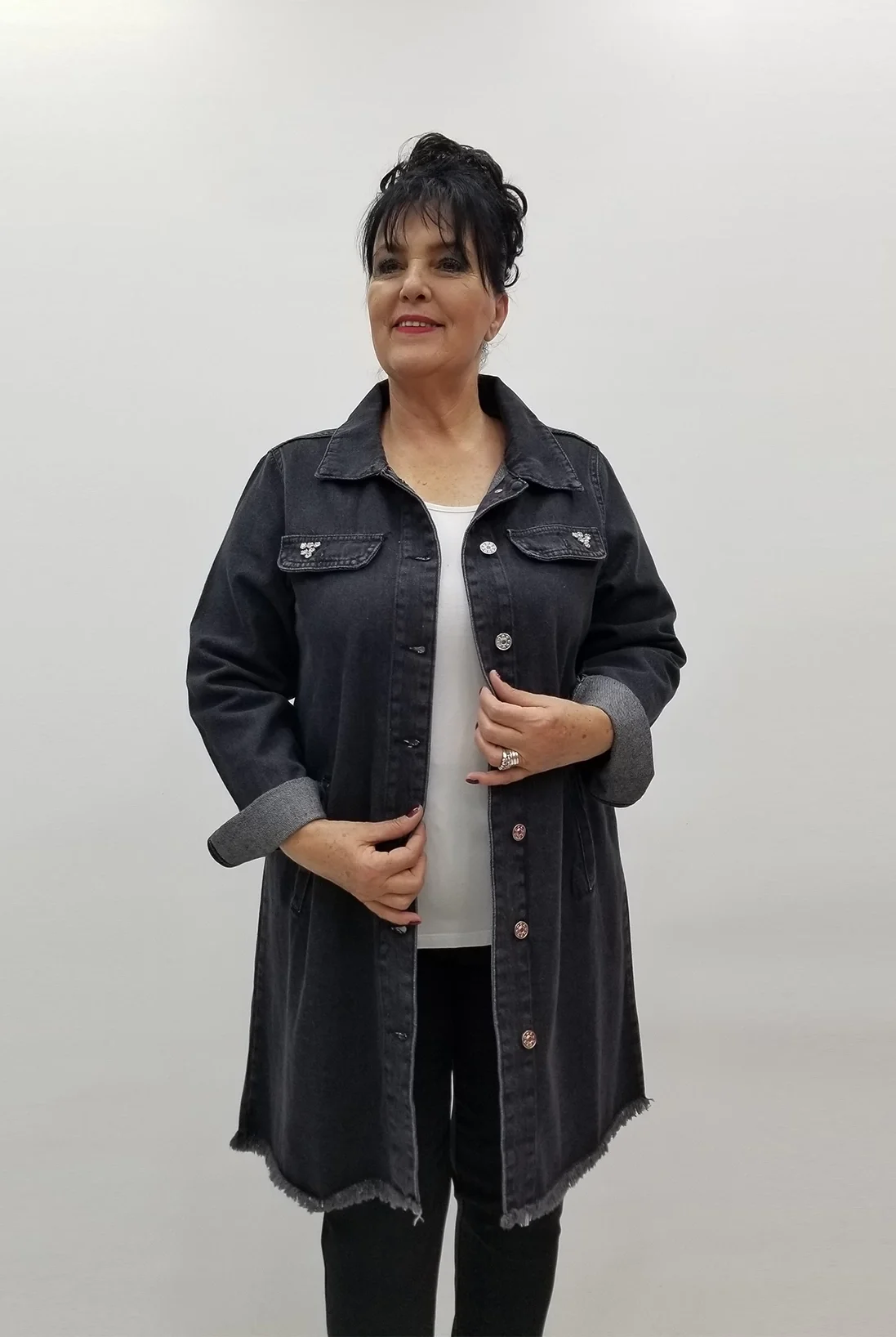 Miraggio Büyük Beden Ceket 99685 SİYAH