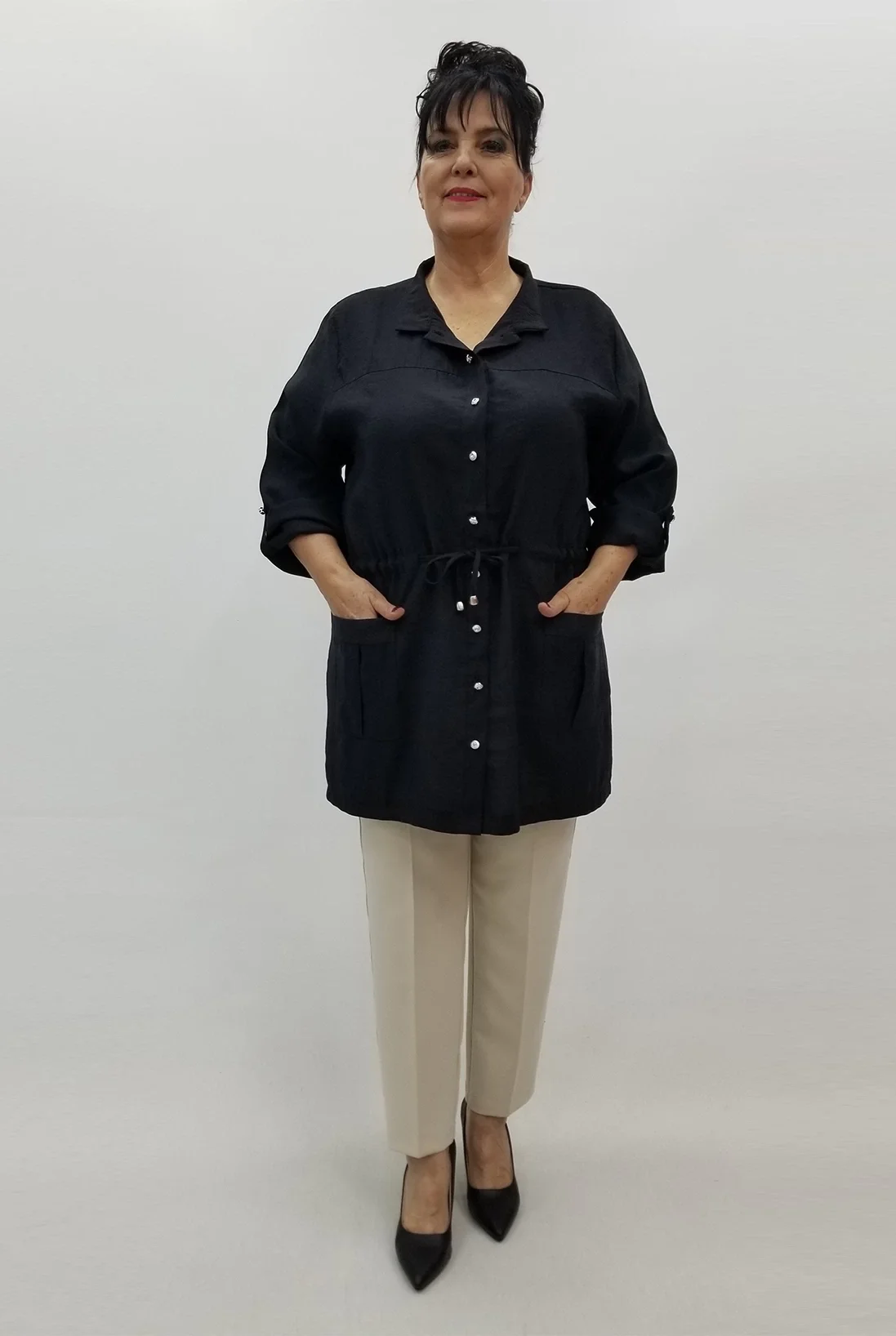 Miraggio Büyük Beden Ceket 99708 SİYAH