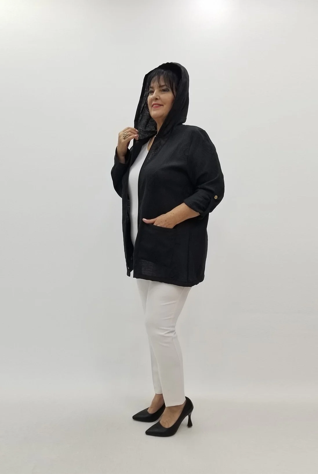 Miraggio Büyük Beden Ceket 99719 SİYAH