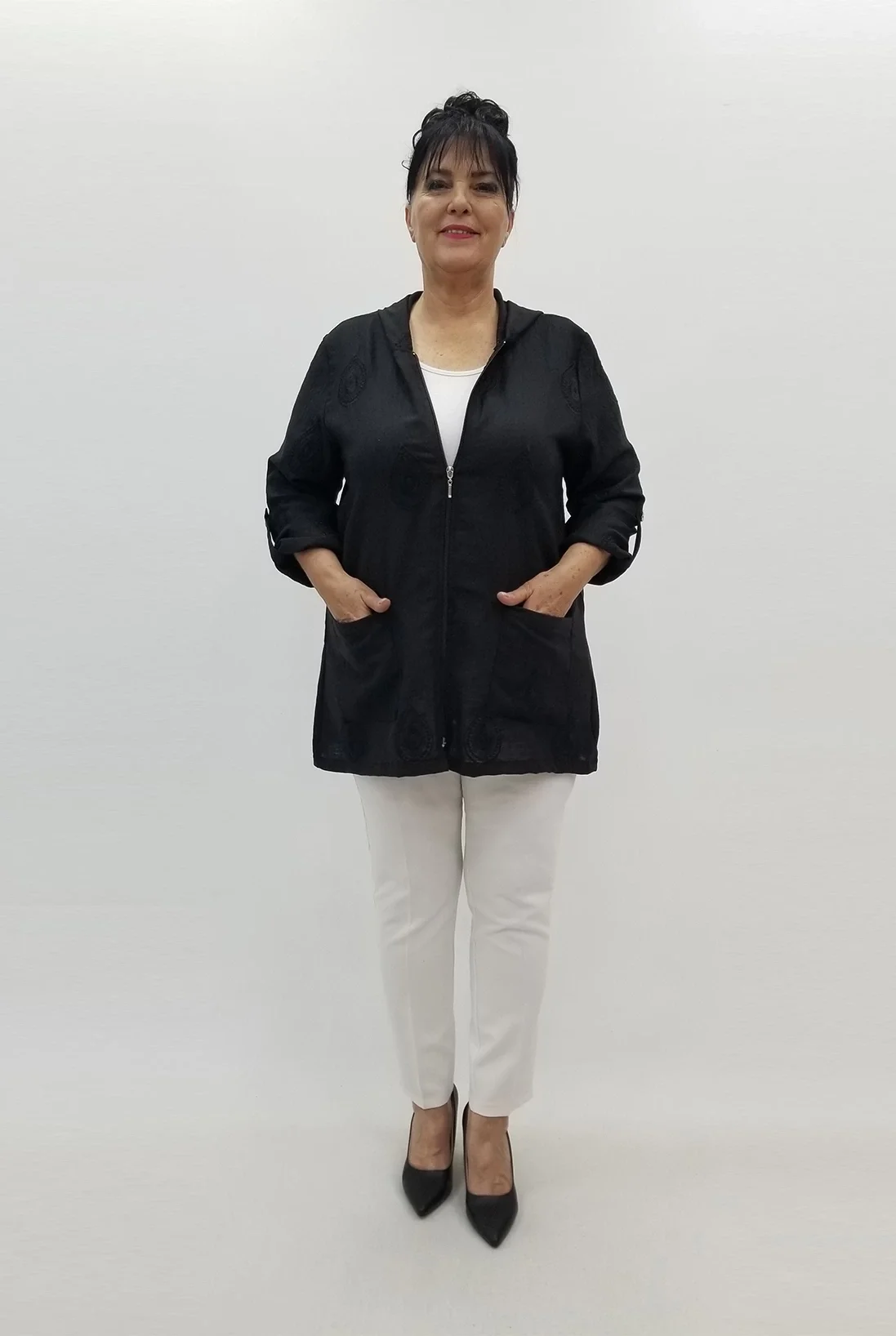 Miraggio Büyük Beden Ceket 99719 SİYAH