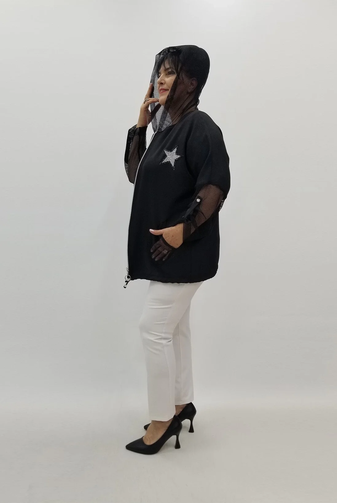 Miraggio Büyük Beden Ceket 99744 SİYAH