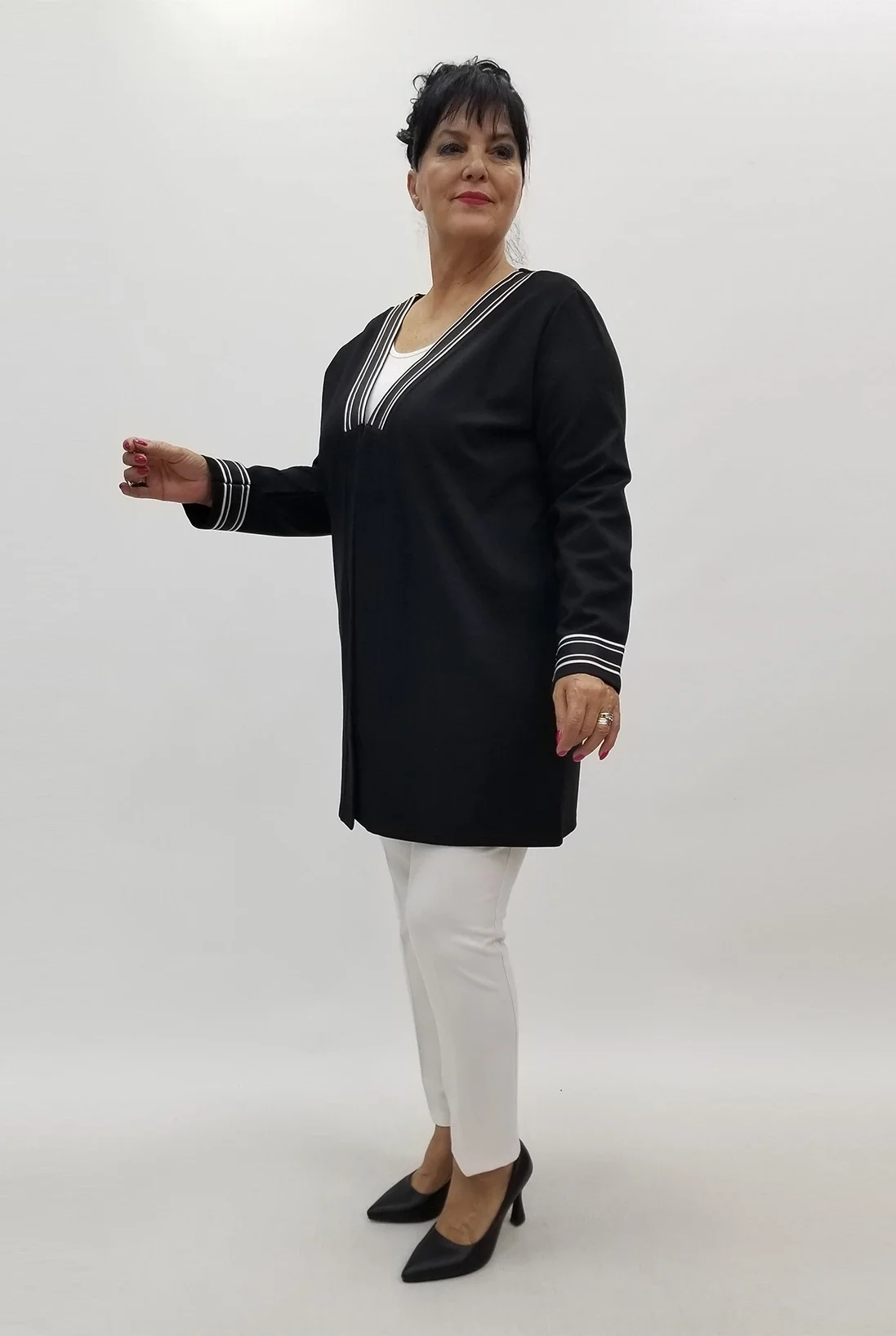 Miraggio Büyük Beden Ceket 99996 SİYAH