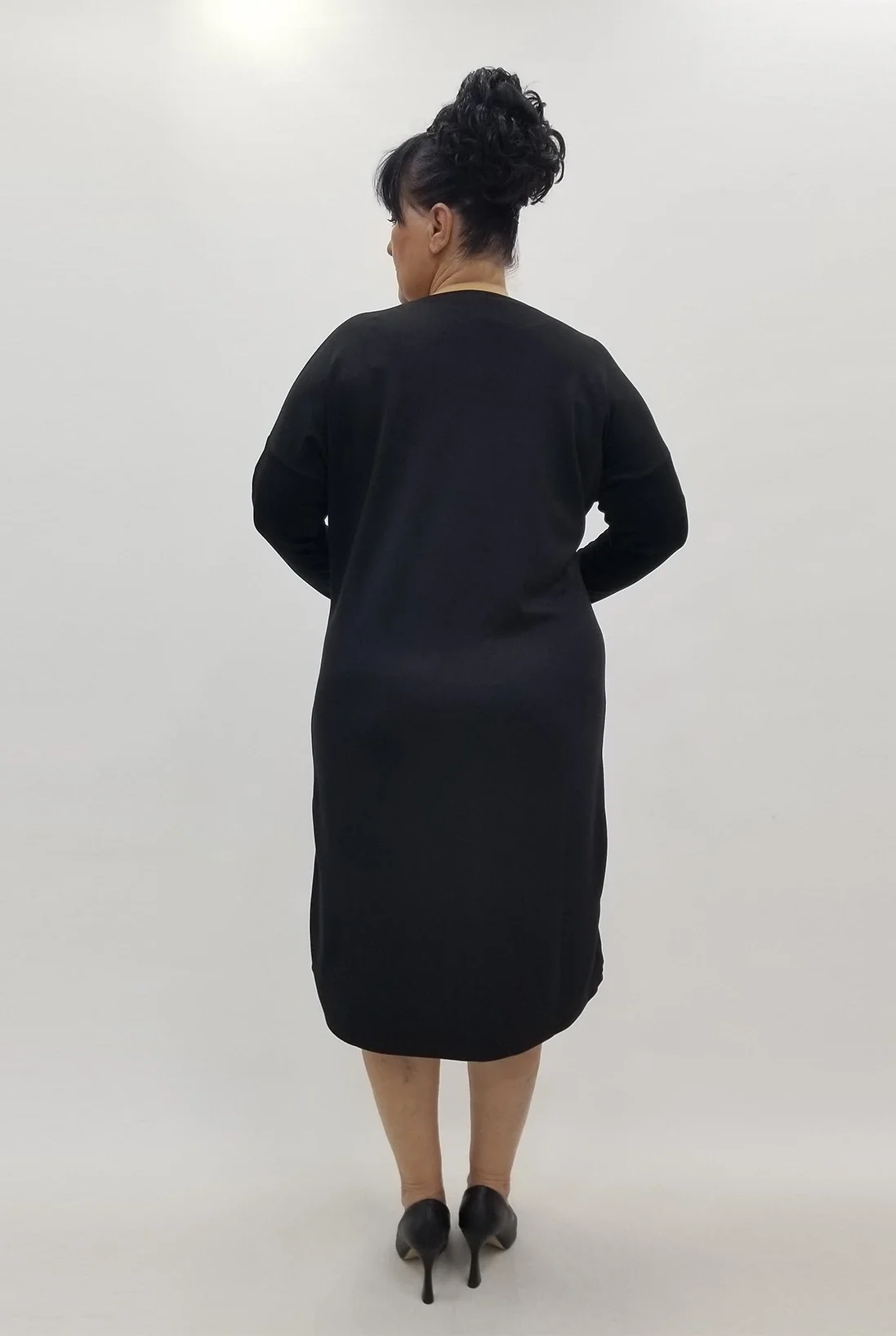 Miraggio Büyük Beden Elbise 4077 SİYAH