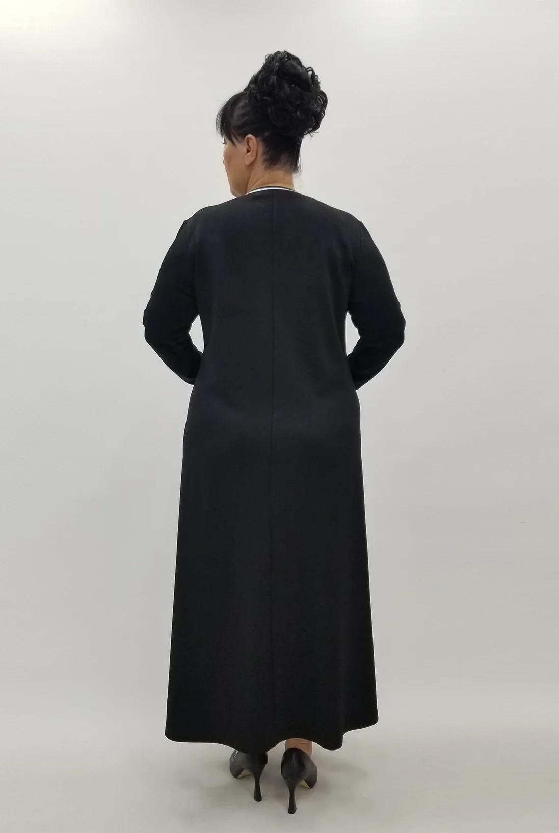 Miraggio Büyük Beden Elbise 4100 SİYAH