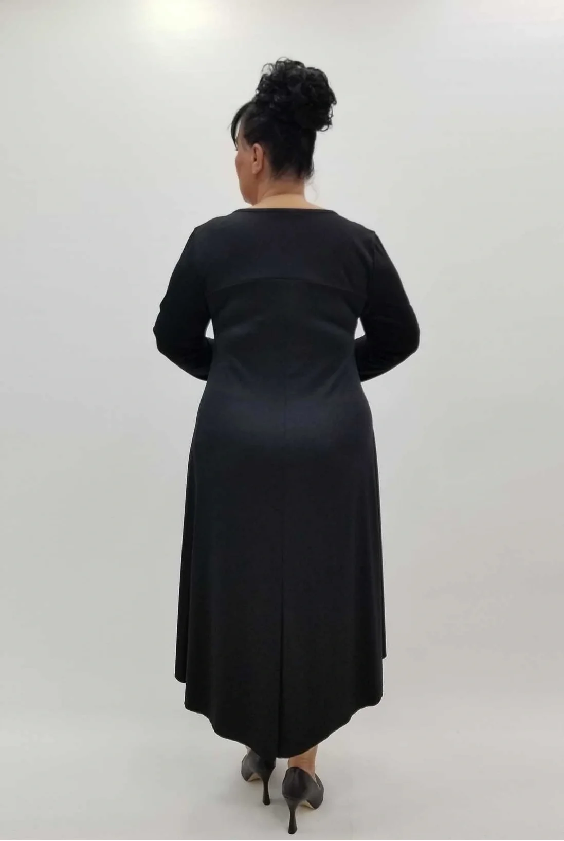 Miraggio Büyük Beden Elbise 4295 SİYAH