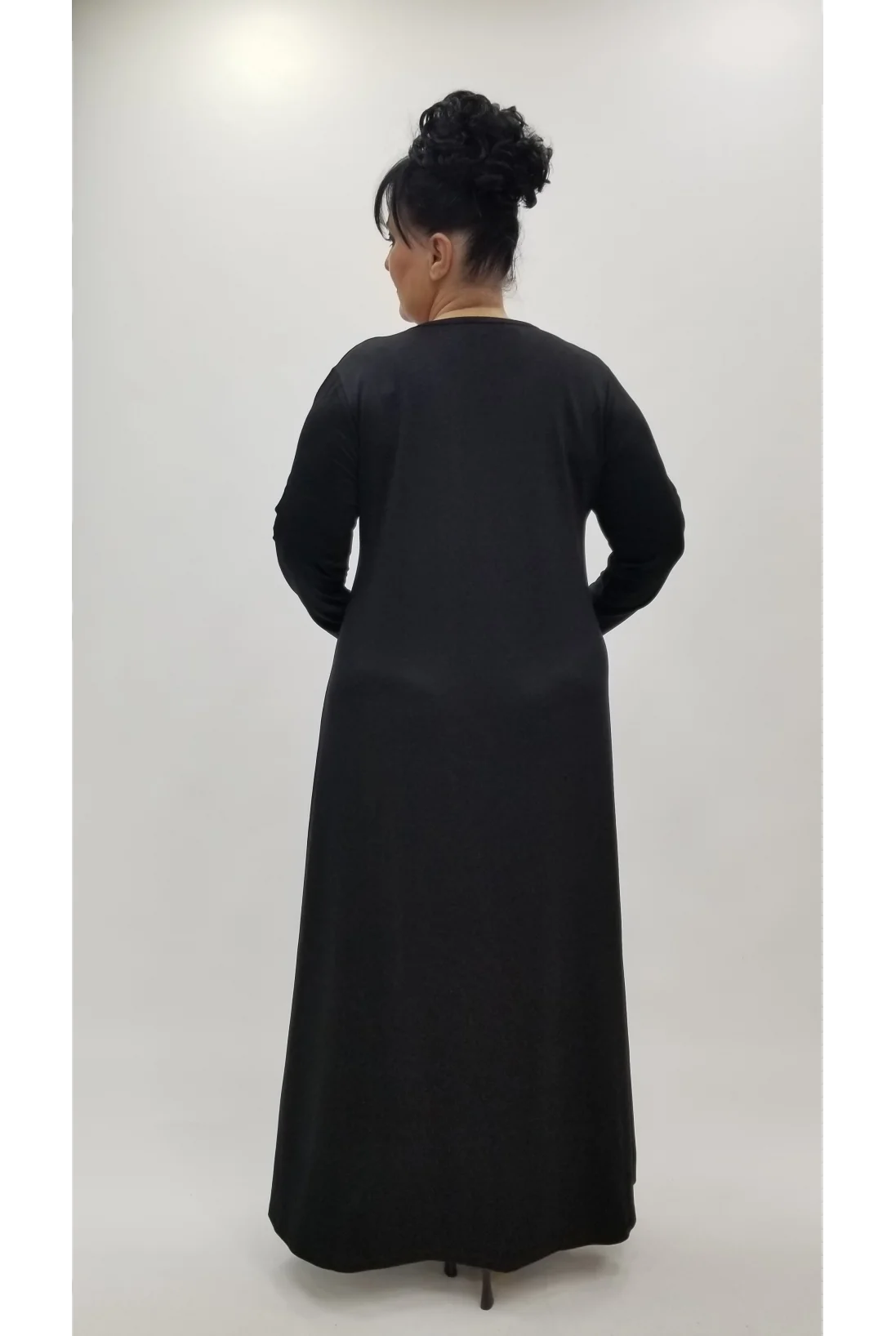 Miraggio Büyük Beden Elbise 4348 SİYAH