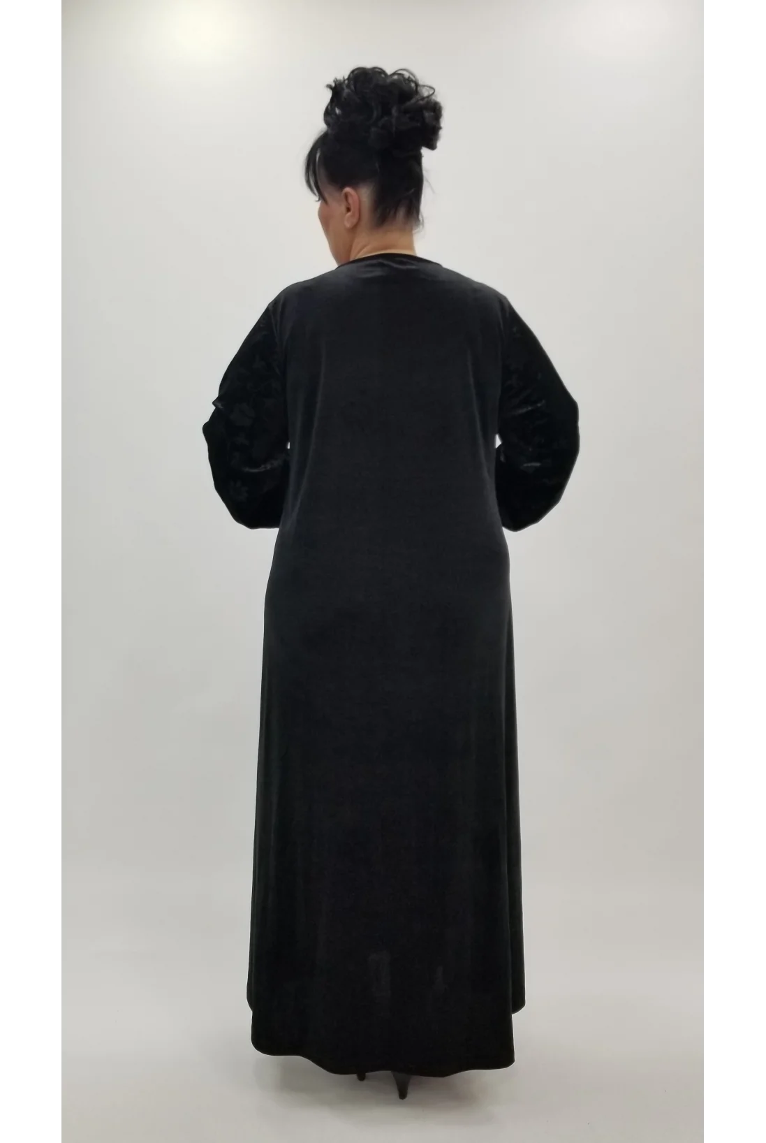 Miraggio Büyük Beden Elbise 4351 SİYAH