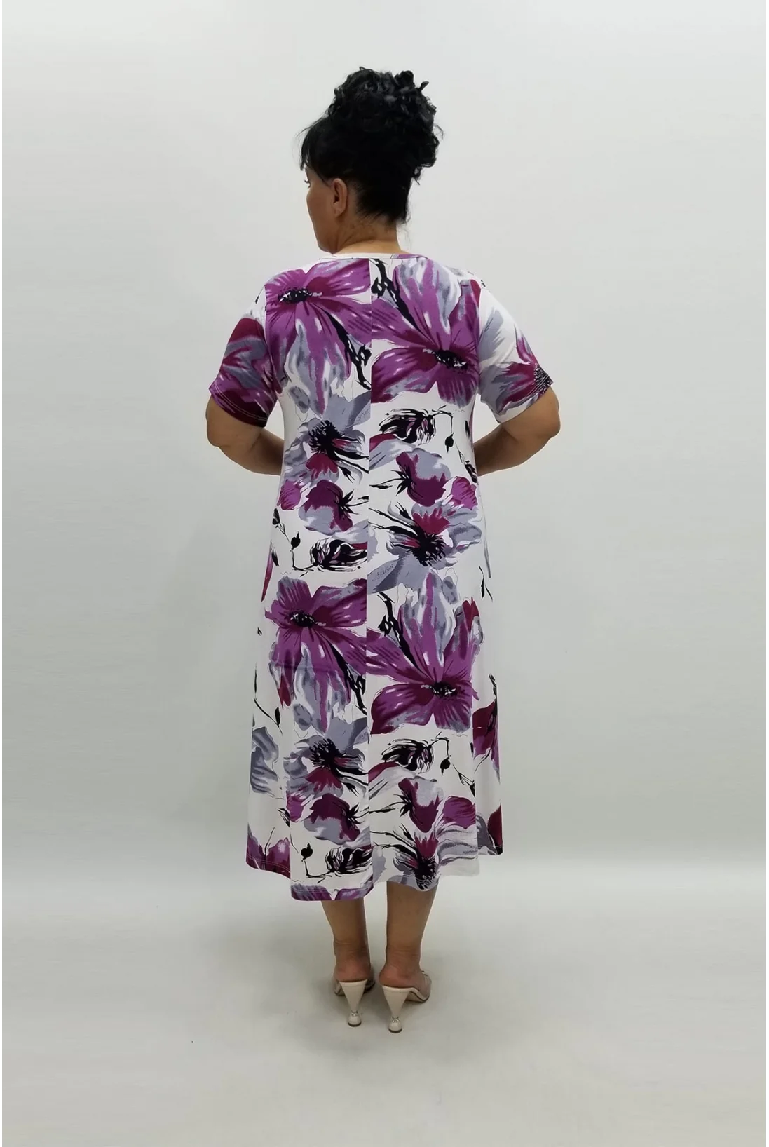 Miraggio Büyük Beden Elbise 97935 MÜRDÜM