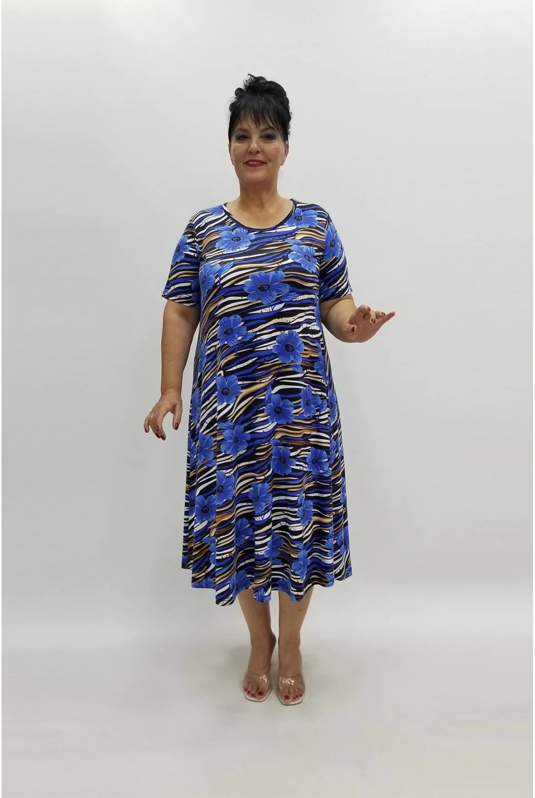 Miraggio Büyük Beden Elbise 97936 SAKS