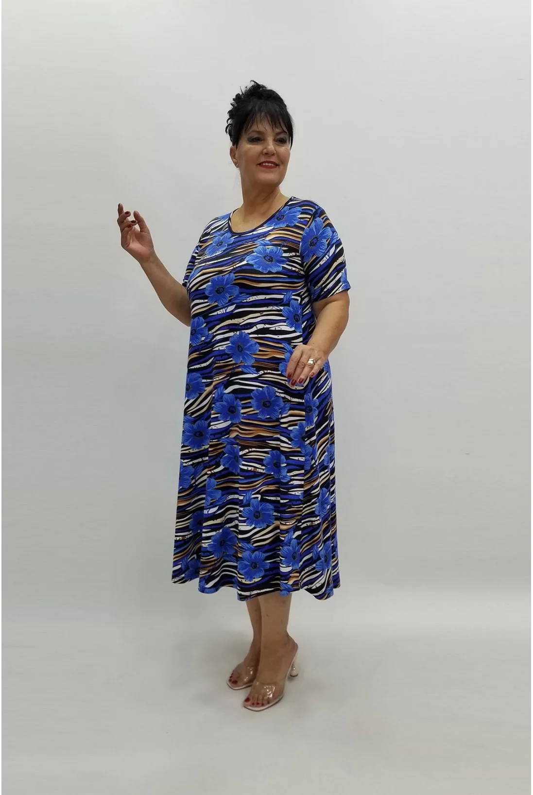 Miraggio Büyük Beden Elbise 97936 SAKS