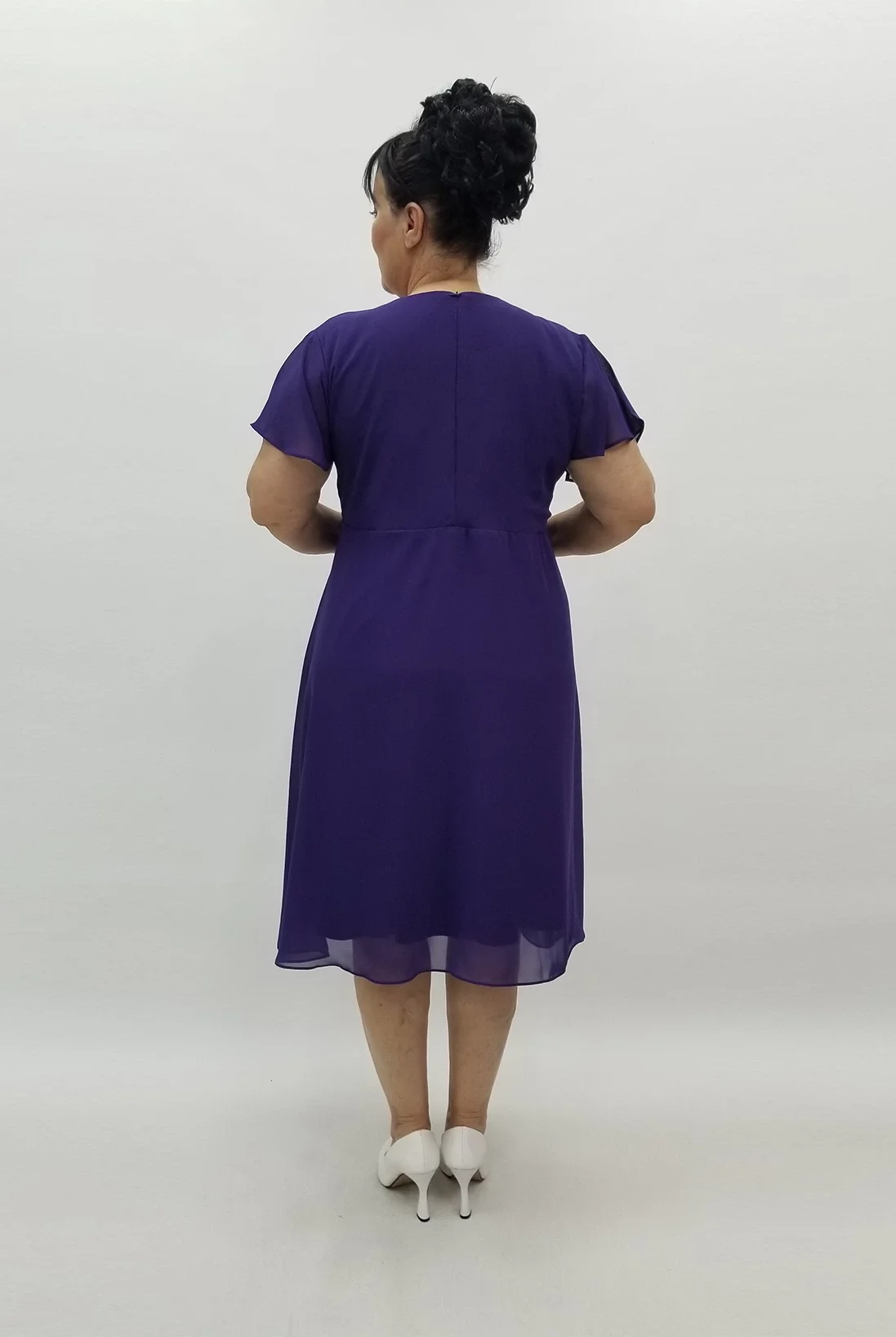 Miraggio Büyük Beden Elbise 98685 MOR