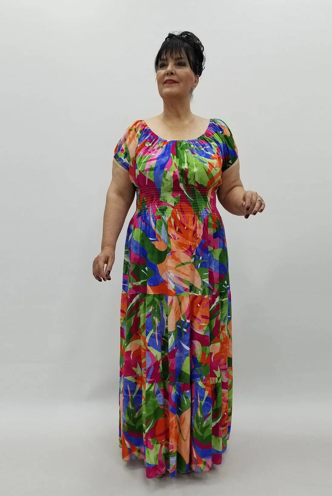 Miraggio Büyük Beden Elbise 98838 ORJİNAL