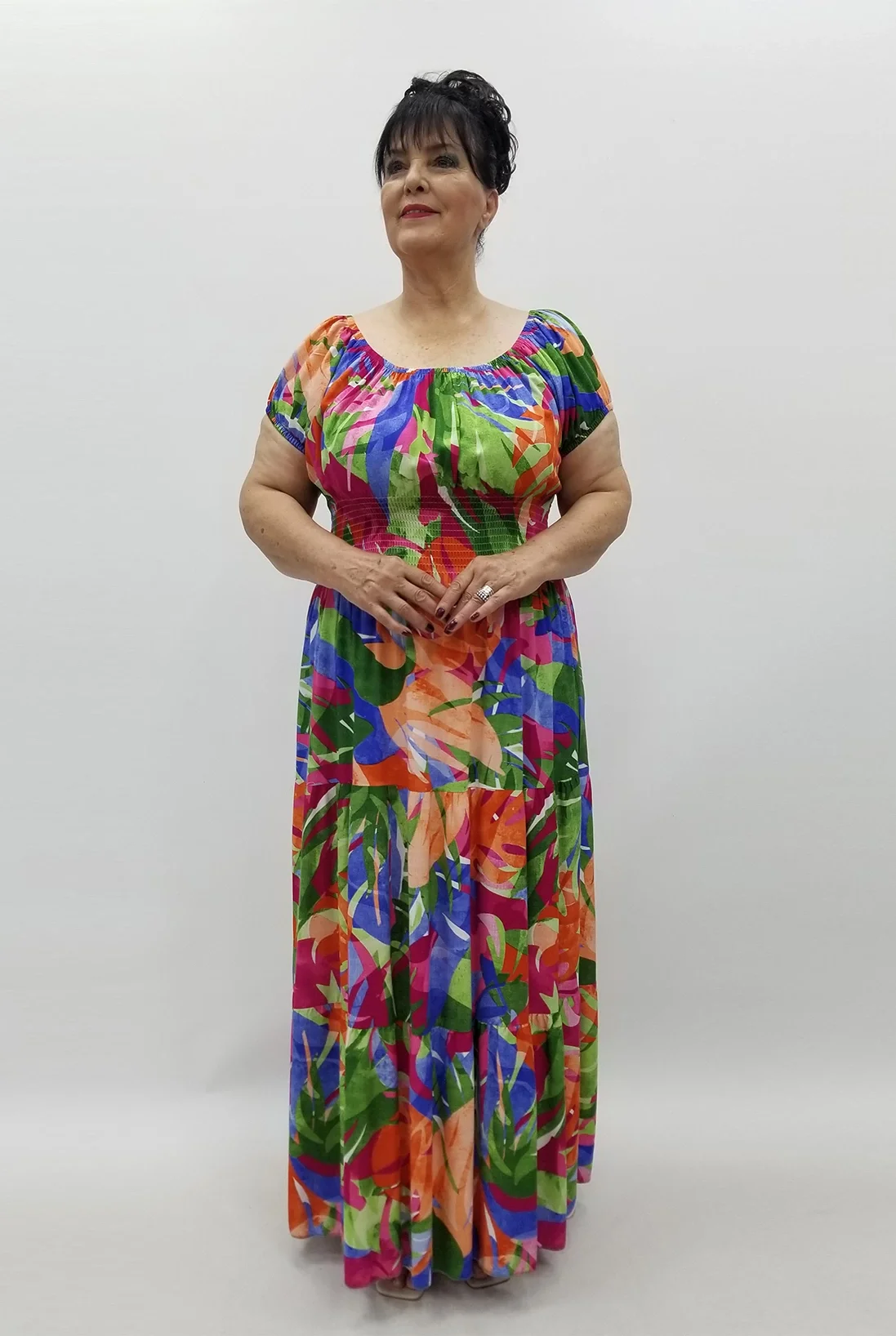 Miraggio Büyük Beden Elbise 98838 ORJİNAL