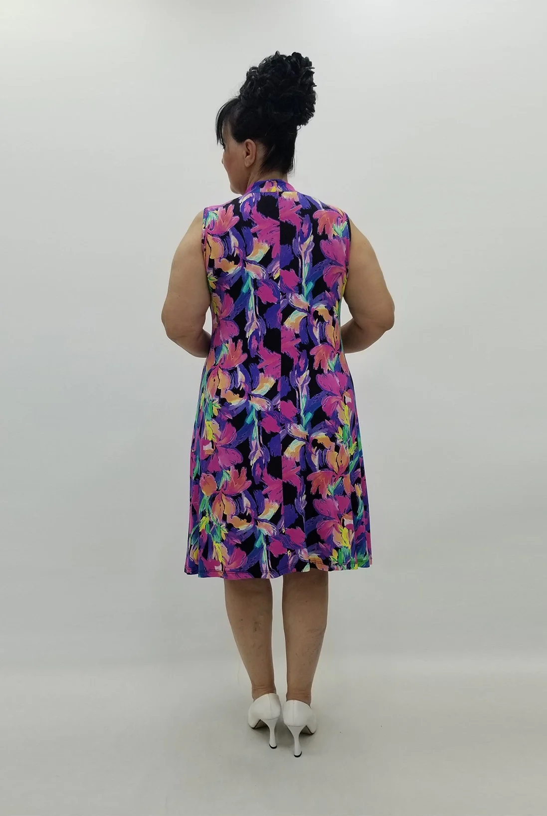 Miraggio Büyük Beden Elbise 98890 FUŞYA