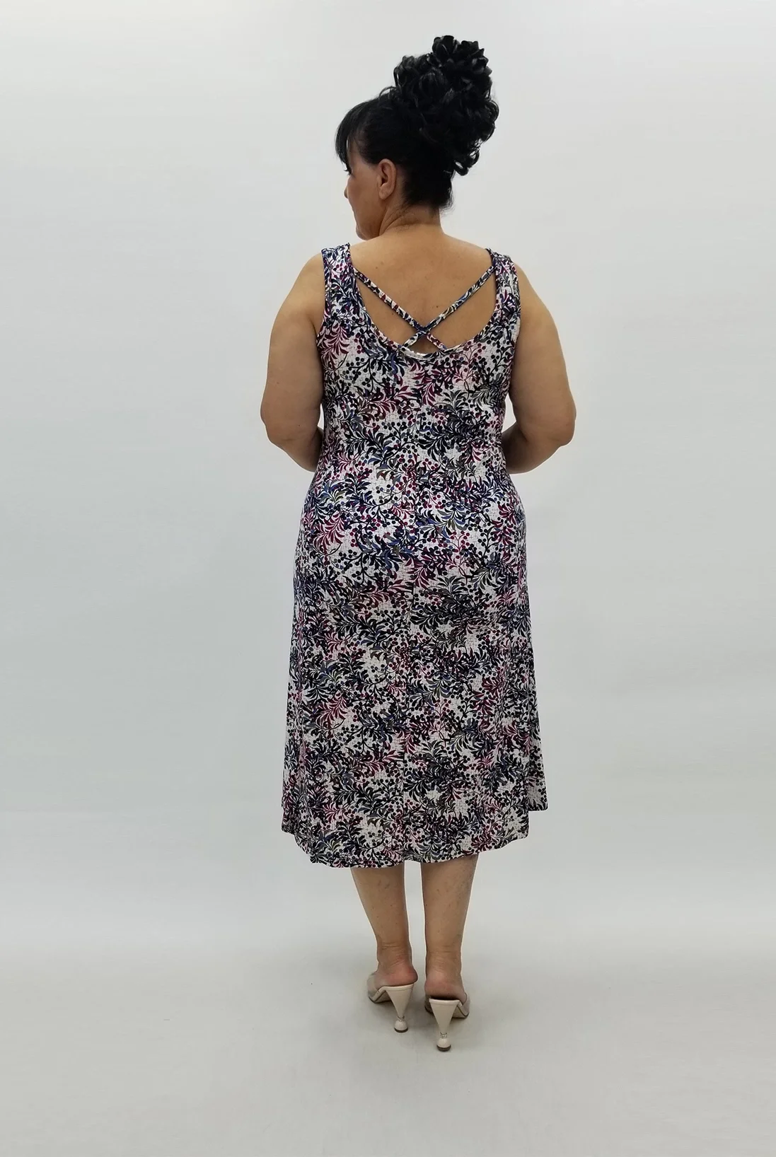 Miraggio Büyük Beden Elbise 98915 MÜRDÜM