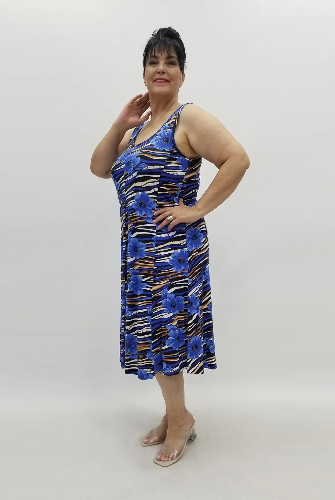 Miraggio Büyük Beden Elbise 98961 SAKS