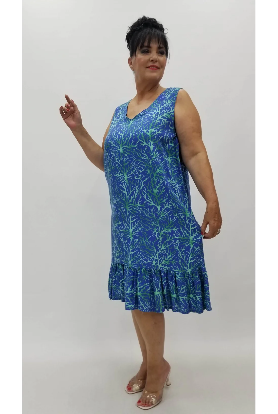 Miraggio Büyük Beden Elbise 99073 SAKS