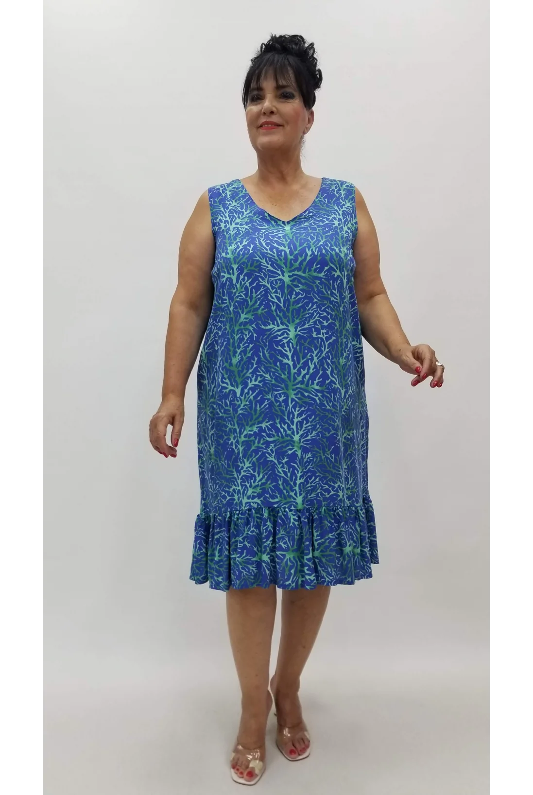 Miraggio Büyük Beden Elbise 99073 SAKS