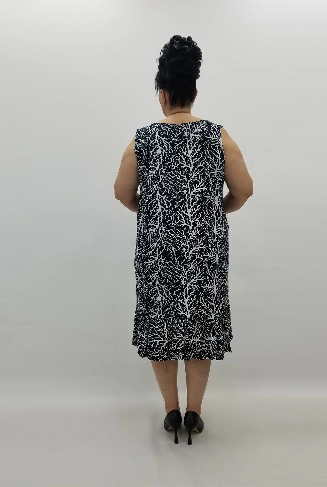 Miraggio Büyük Beden Elbise 99073 SİYAH