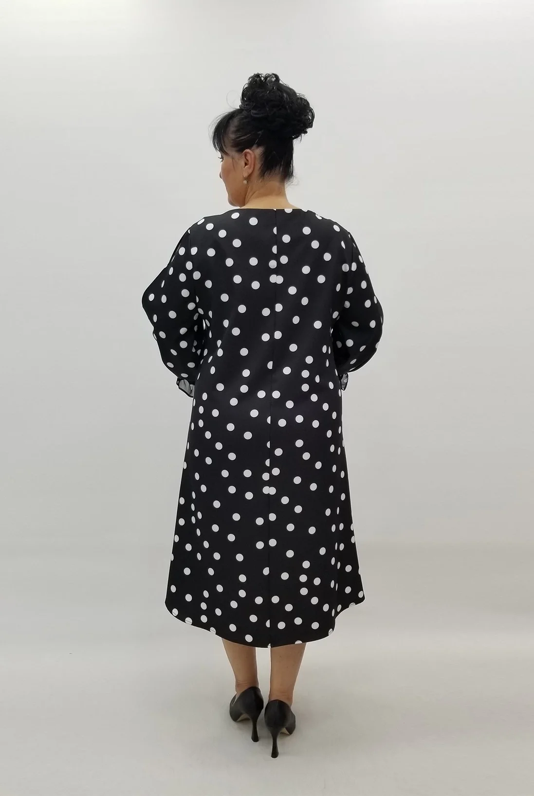 Miraggio Büyük Beden Elbise 99111 SİYAH