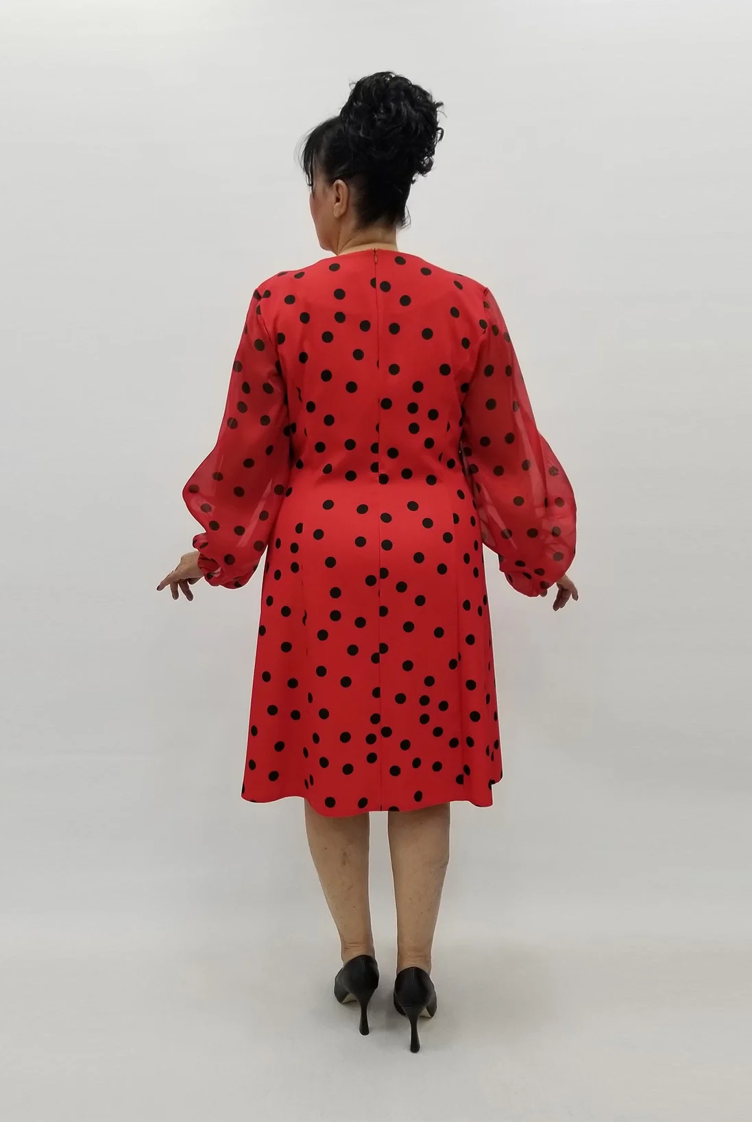 Miraggio Büyük Beden Elbise 99194 KIRMIZI