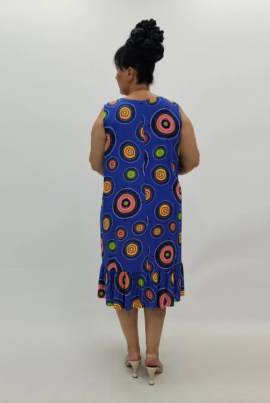 Miraggio Büyük Beden Elbise 99218 LACİVERT