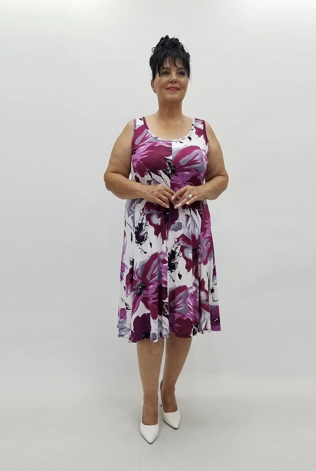 Miraggio Büyük Beden Elbise 99221 MÜRDÜM