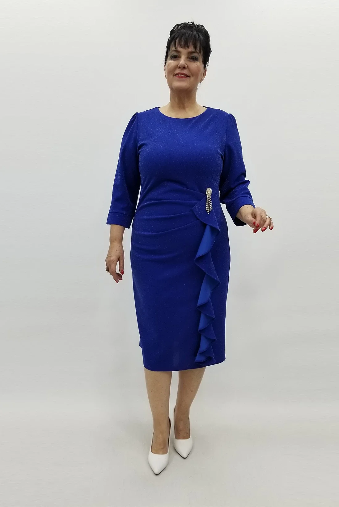 Miraggio Büyük Beden Elbise 99436 SAKS