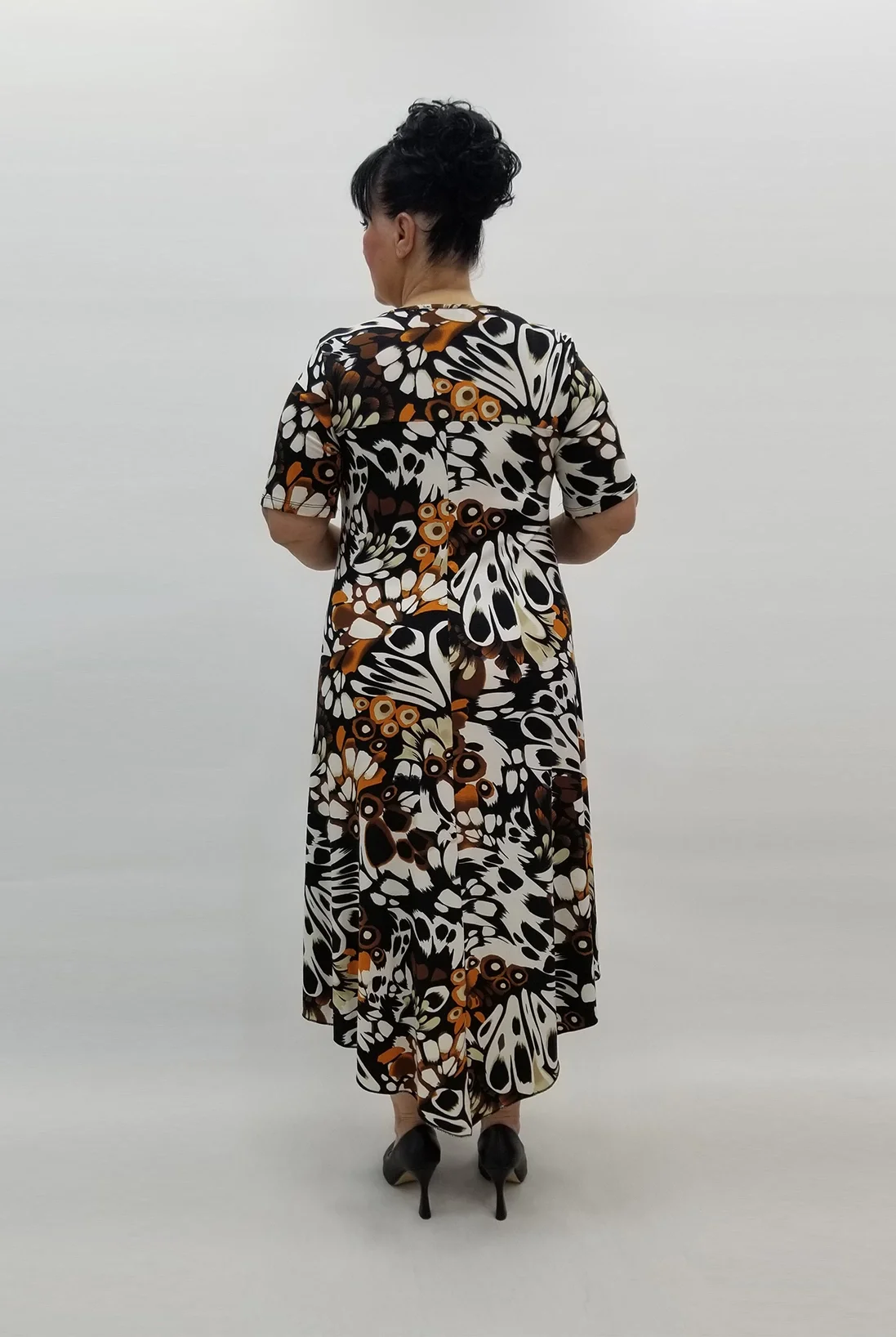 Miraggio Büyük Beden Elbise 99472 TABA